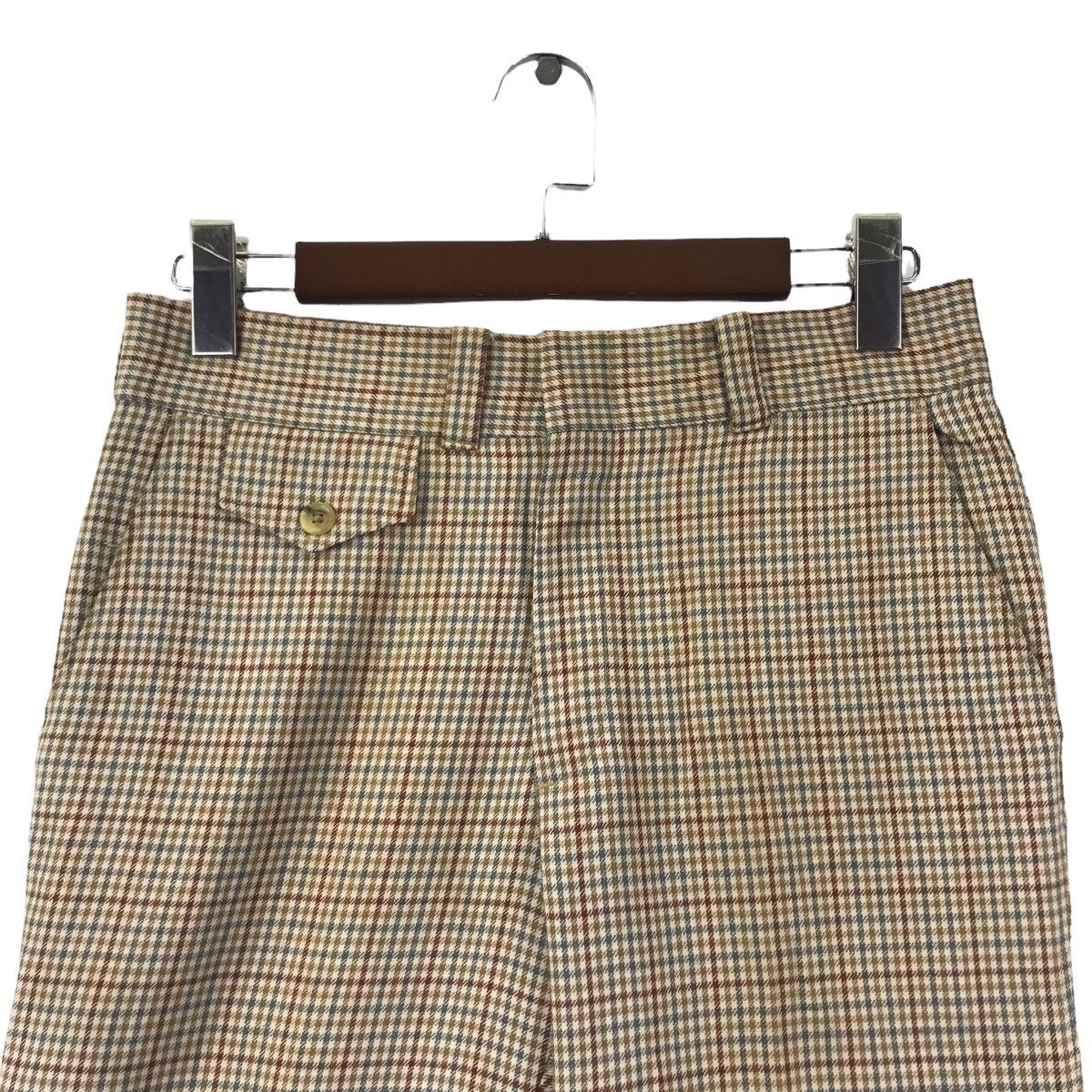 Levi's Vintage 80s LEVIS PANATELA CheckTartan StraightCut WoolPant Size US 30 / EU 46 - 2 Thumbnail