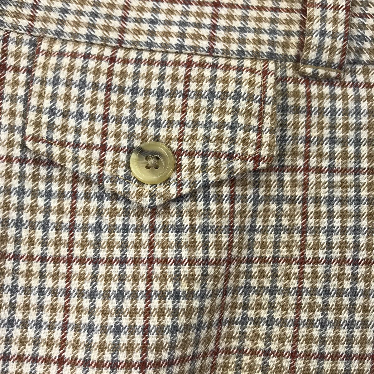 Levi's Vintage 80s LEVIS PANATELA CheckTartan StraightCut WoolPant Size US 30 / EU 46 - 3 Thumbnail