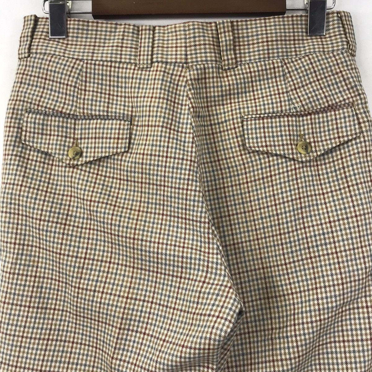 Levi's Vintage 80s LEVIS PANATELA CheckTartan StraightCut WoolPant Size US 30 / EU 46 - 6 Thumbnail