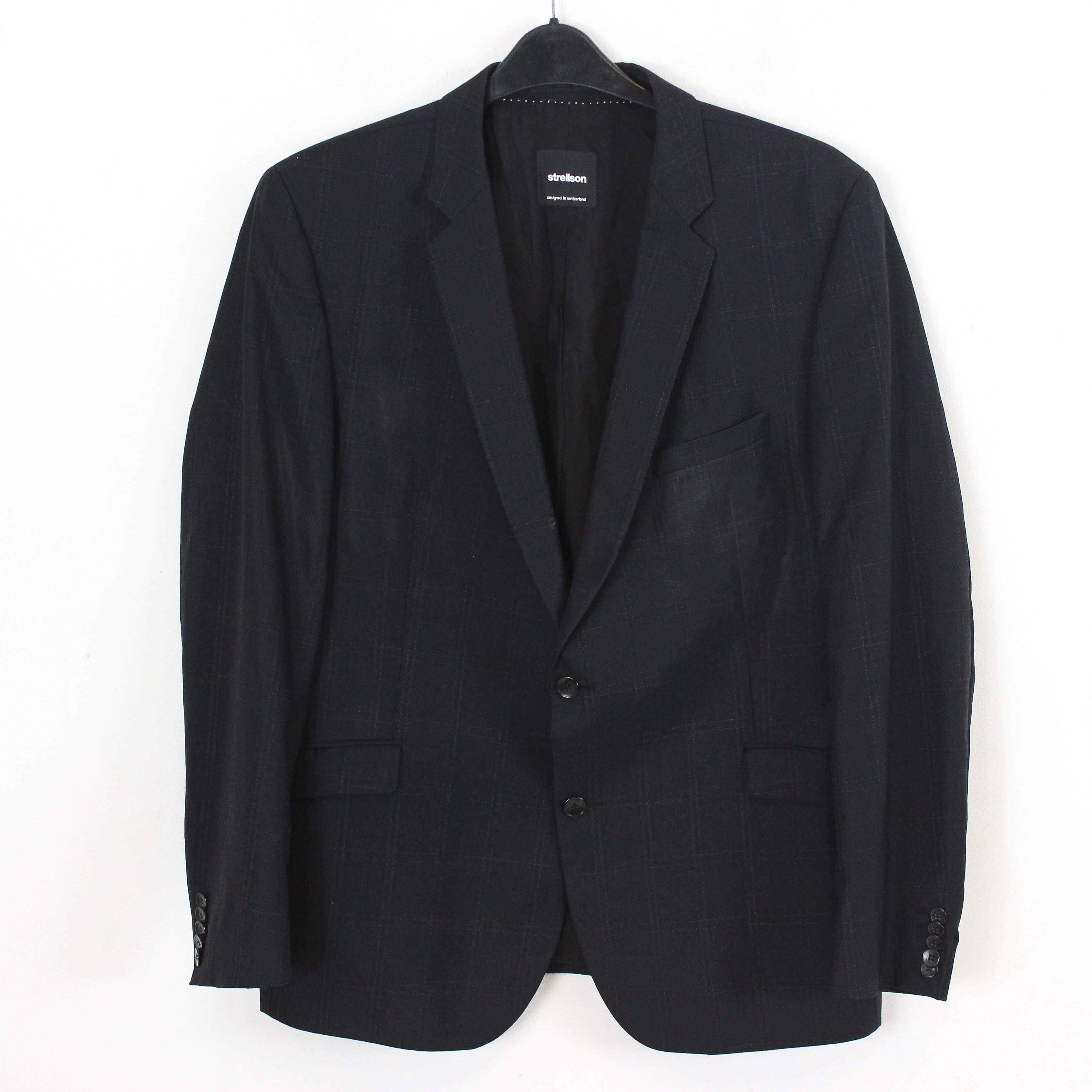 Strellson Allen-Mercer Wool Plaid Blazer EU 54 Coat Jacket Suit XL Size 44R - 1 Thumbnail