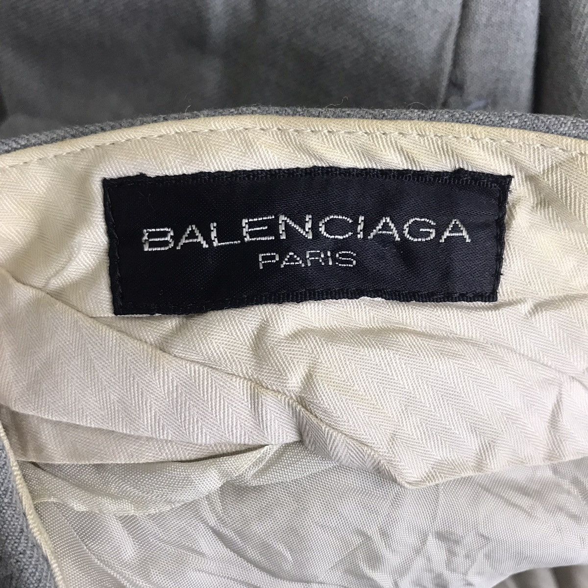 Balenciaga BALENCIAGA PARIS Straight Cut Wool Trousers Casual Pant Size US 26 / EU 42 - 3 Thumbnail