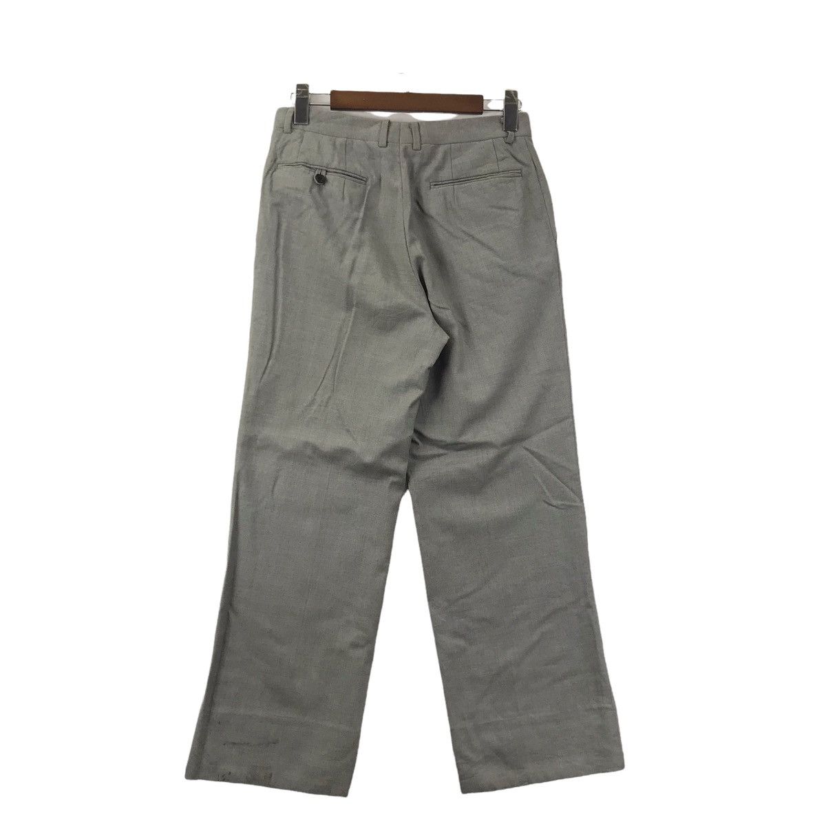Balenciaga BALENCIAGA PARIS Straight Cut Wool Trousers Casual Pant Size US 26 / EU 42 - 6 Thumbnail