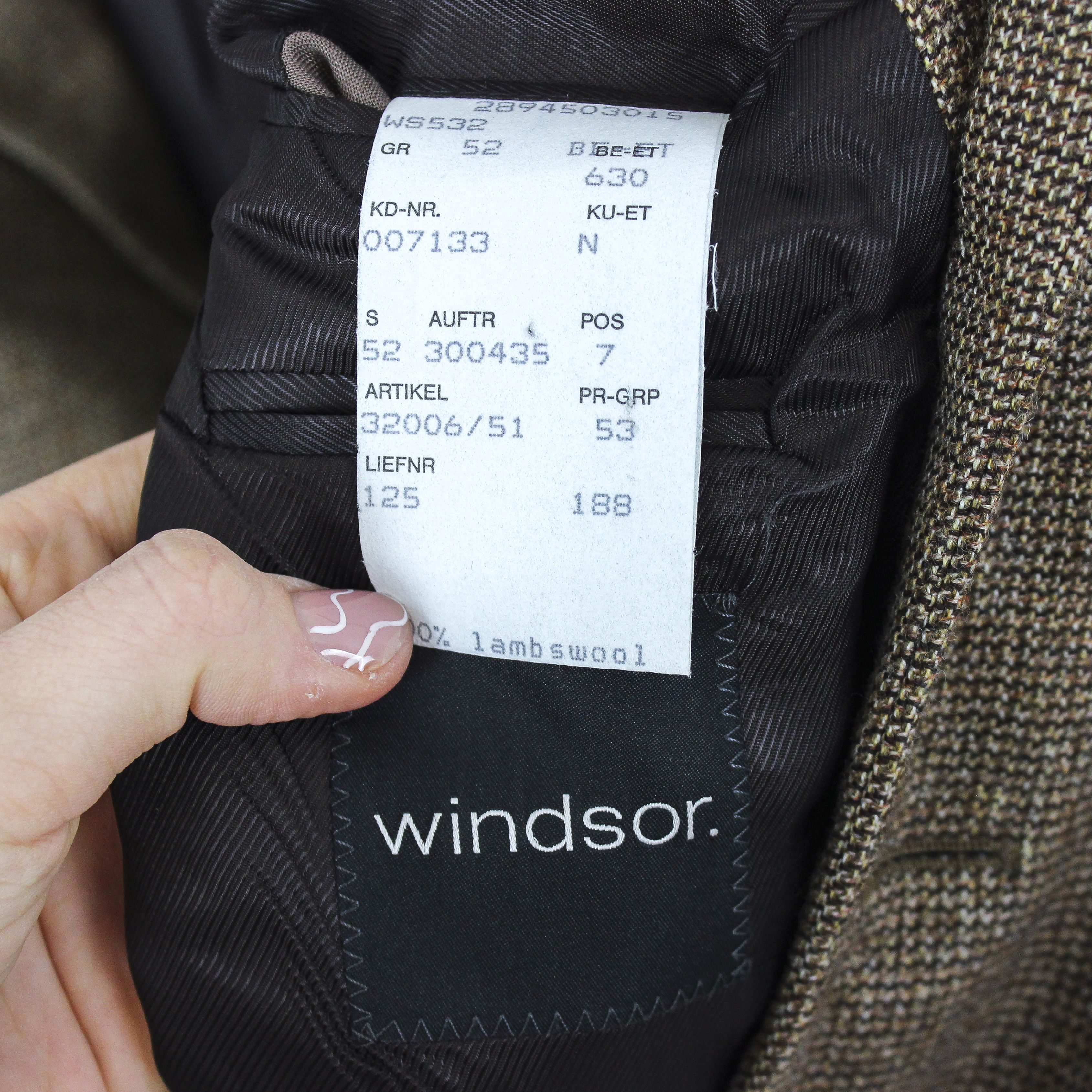 Designer WINDSOR Blazer Pure Lambswool Suit Jacket EU52 Coat Formal L Size 42R - 5 Thumbnail