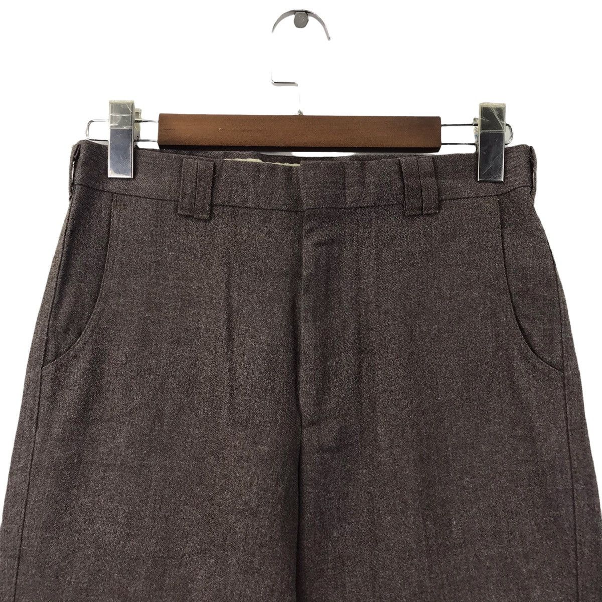 Wrangler Vintage 80s WRANGLER Boot Cut Wool Casual Trousers Pant Size US 28 / EU 44 - 2 Thumbnail