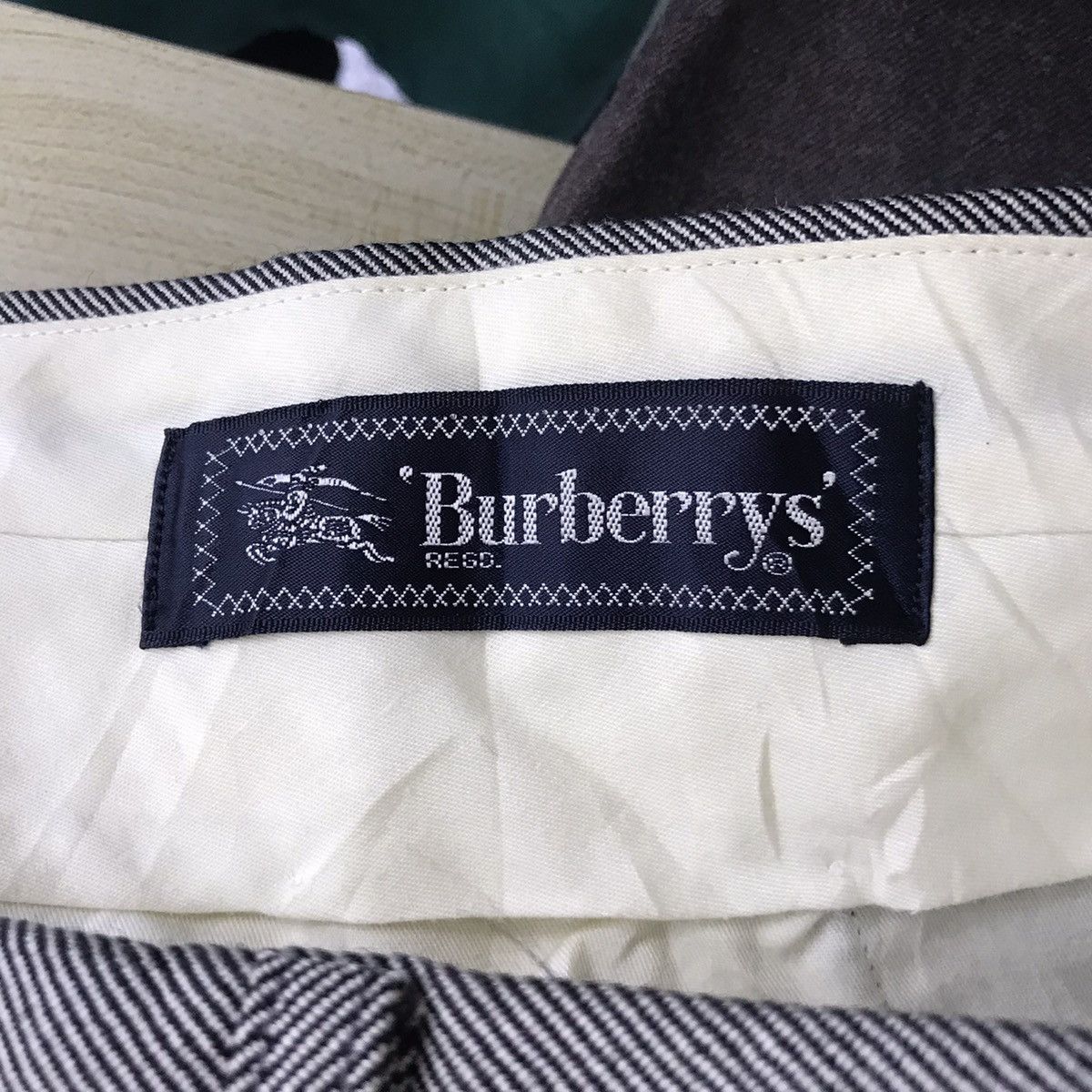 Burberry Vintage BURBERRYS LONDON Straight Cut Wool Trousers Pant Size US 31 - 3 Thumbnail