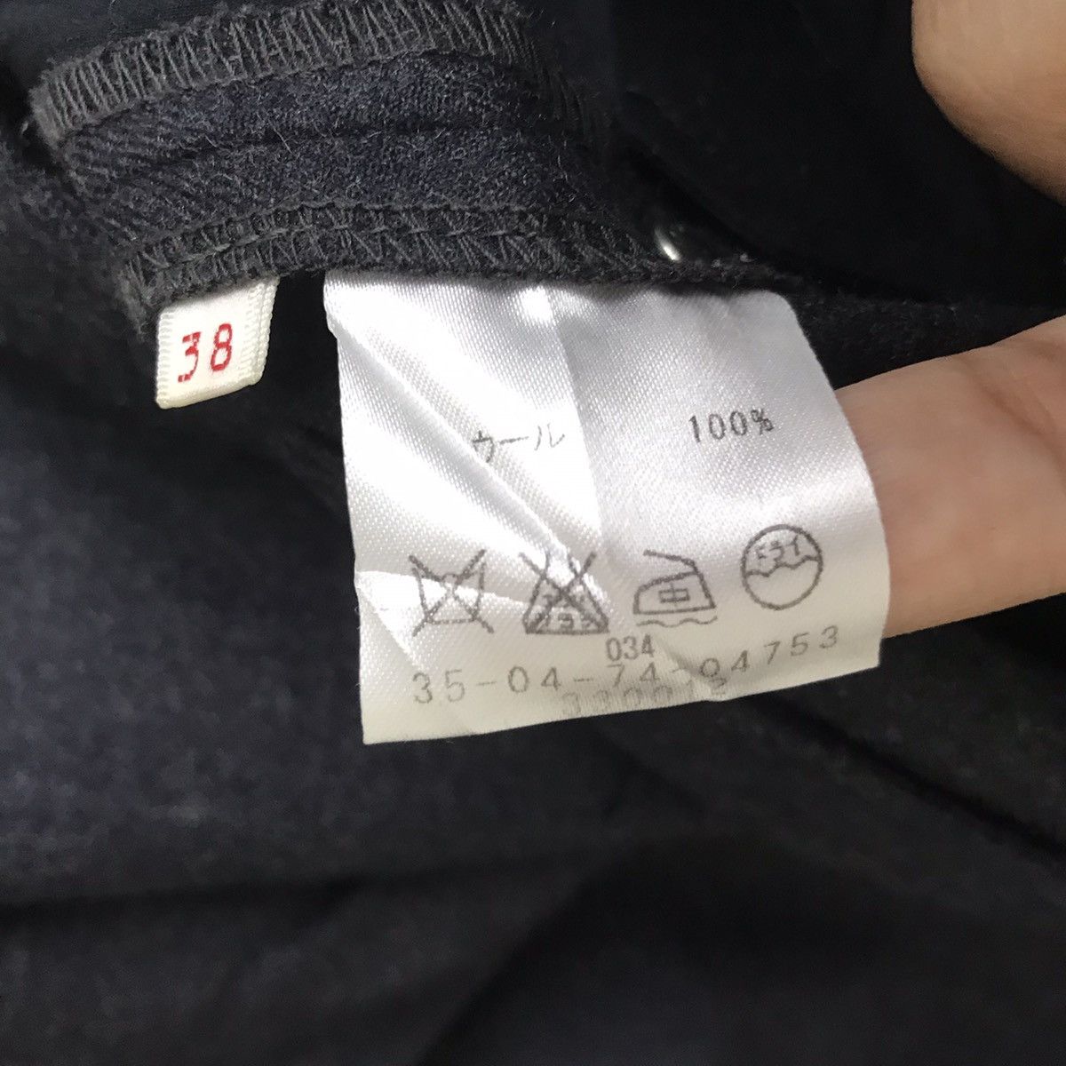 Japanese Brand BACCA Japanese Brand Black Straight Cut Casual Trousers Pant Size US 29 - 5 Thumbnail