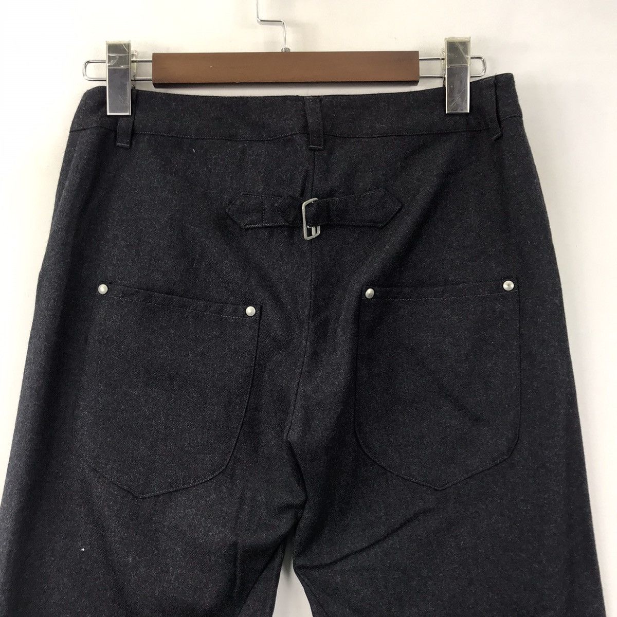 Japanese Brand BACCA Japanese Brand Black Straight Cut Casual Trousers Pant Size US 29 - 8 Thumbnail