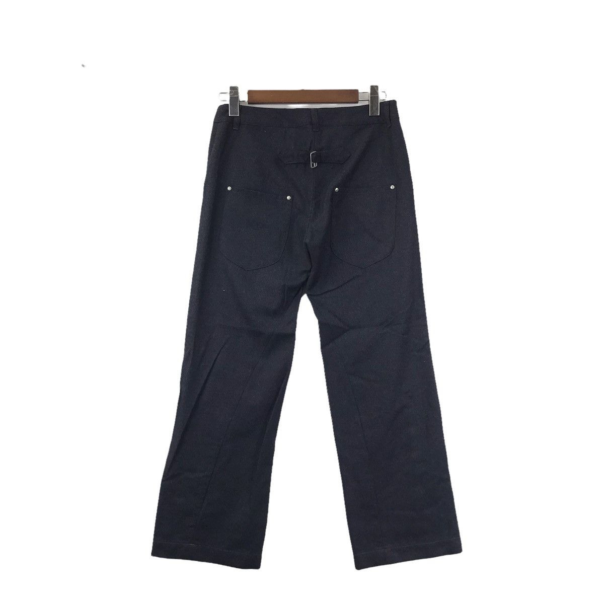 Japanese Brand BACCA Japanese Brand Black Straight Cut Casual Trousers Pant Size US 29 - 7 Thumbnail
