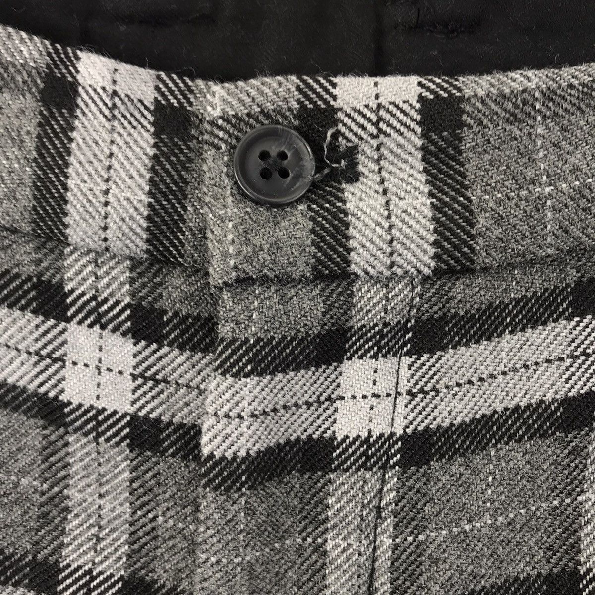 Global Work GLOBAL WORK Japanese Brand Baggy Check Wool Casual Pant Size US 30 / EU 46 - 3 Thumbnail