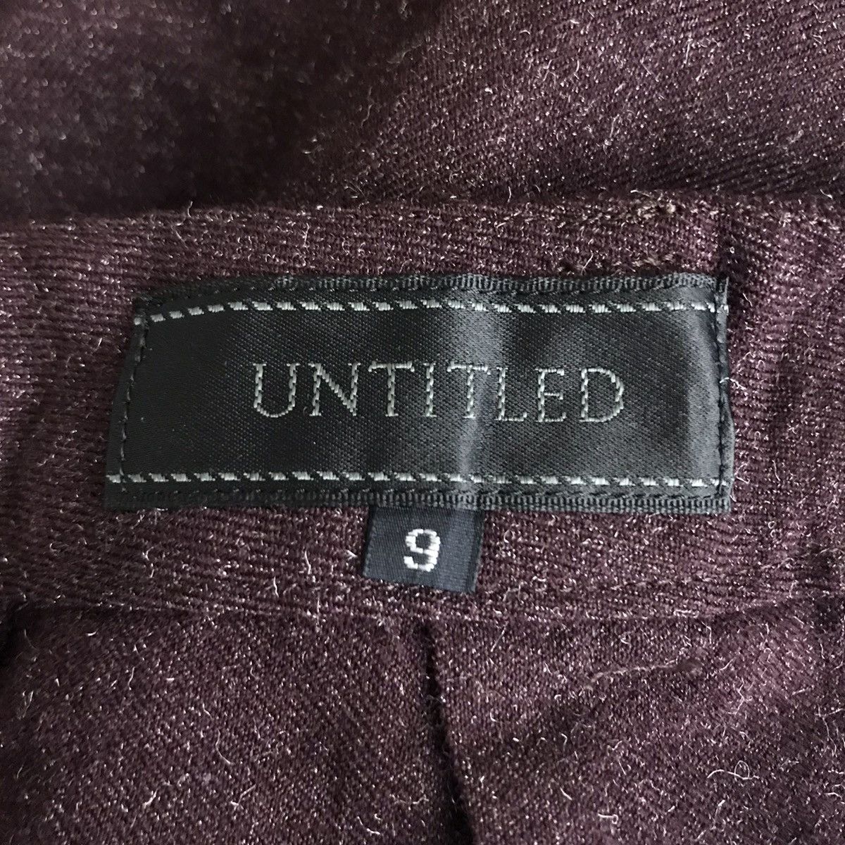 Japanese Brand UNTITLED Japanese Brand Baggy Wool Trousers Casual Pant Size US 26 / EU 42 - 4 Thumbnail
