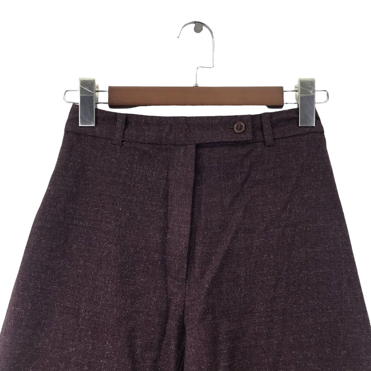 Japanese Brand UNTITLED Japanese Brand Baggy Wool Trousers Casual Pant Size US 26 / EU 42 - 2 Thumbnail