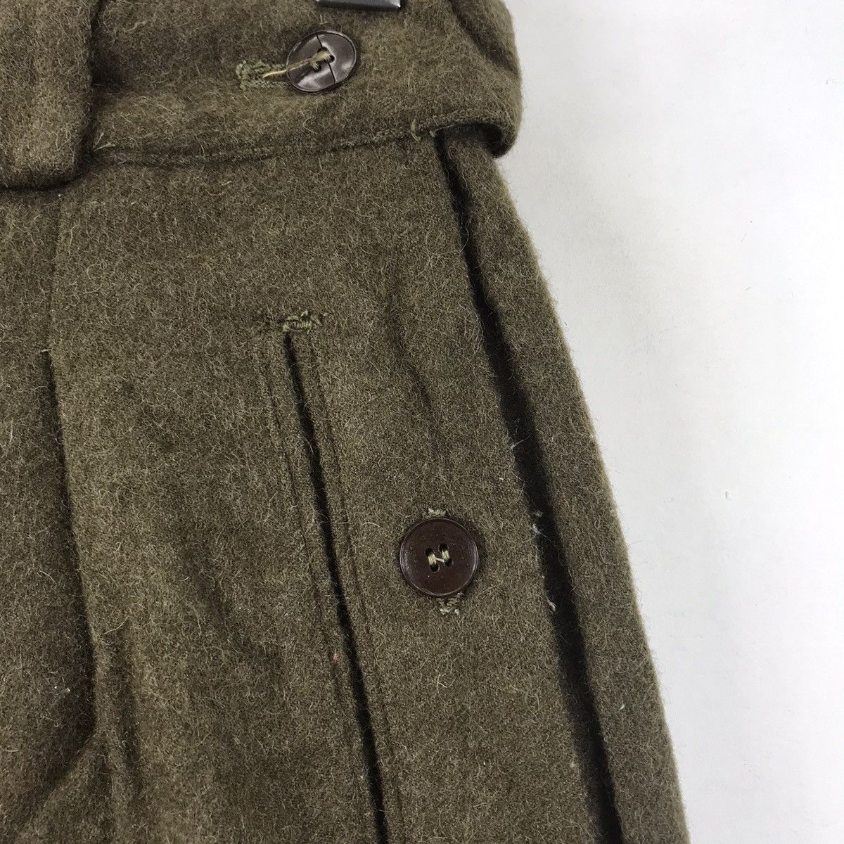 Vintage Vintage FOURNIER MARSEILLE Military Army Wool Army Fatique Size US 26 / EU 42 - 4 Thumbnail