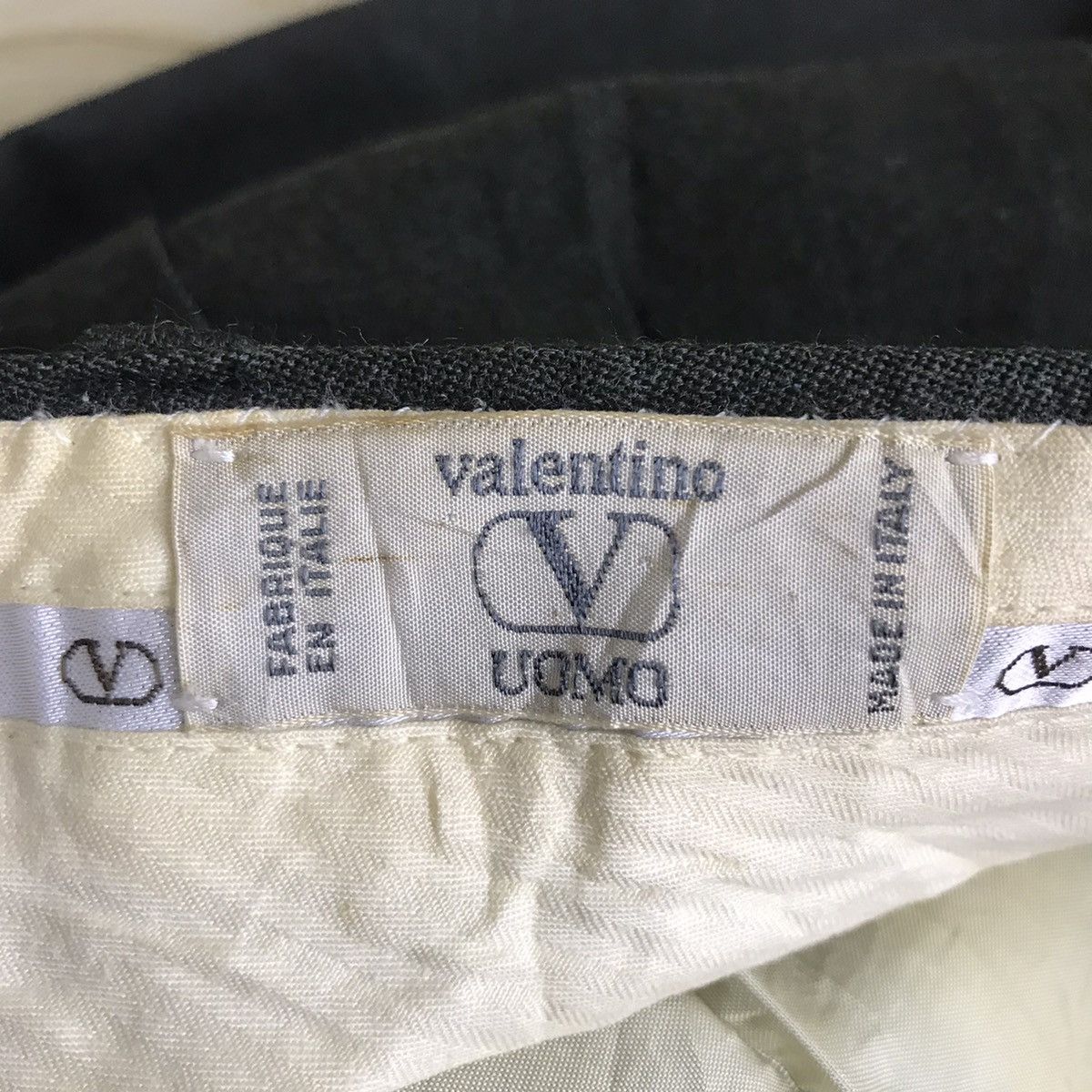 Vintage VALENTINO UOMO Italian Brand Straight Cut Wool Casual Pant Size US 31 - 4 Thumbnail