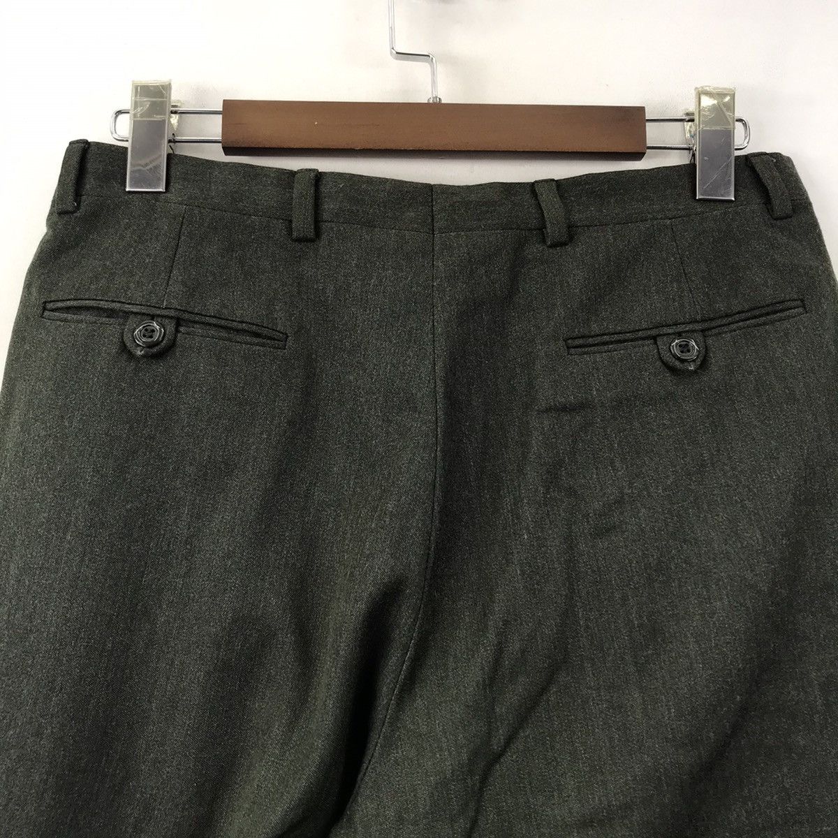 Vintage VALENTINO UOMO Italian Brand Straight Cut Wool Casual Pant Size US 31 - 6 Thumbnail