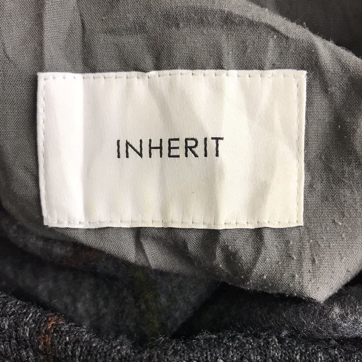 Japanese Brand INHERIT Japanese Brand Slim Fit Wool Grey CasualTrousersPant Size US 29 - 3 Thumbnail