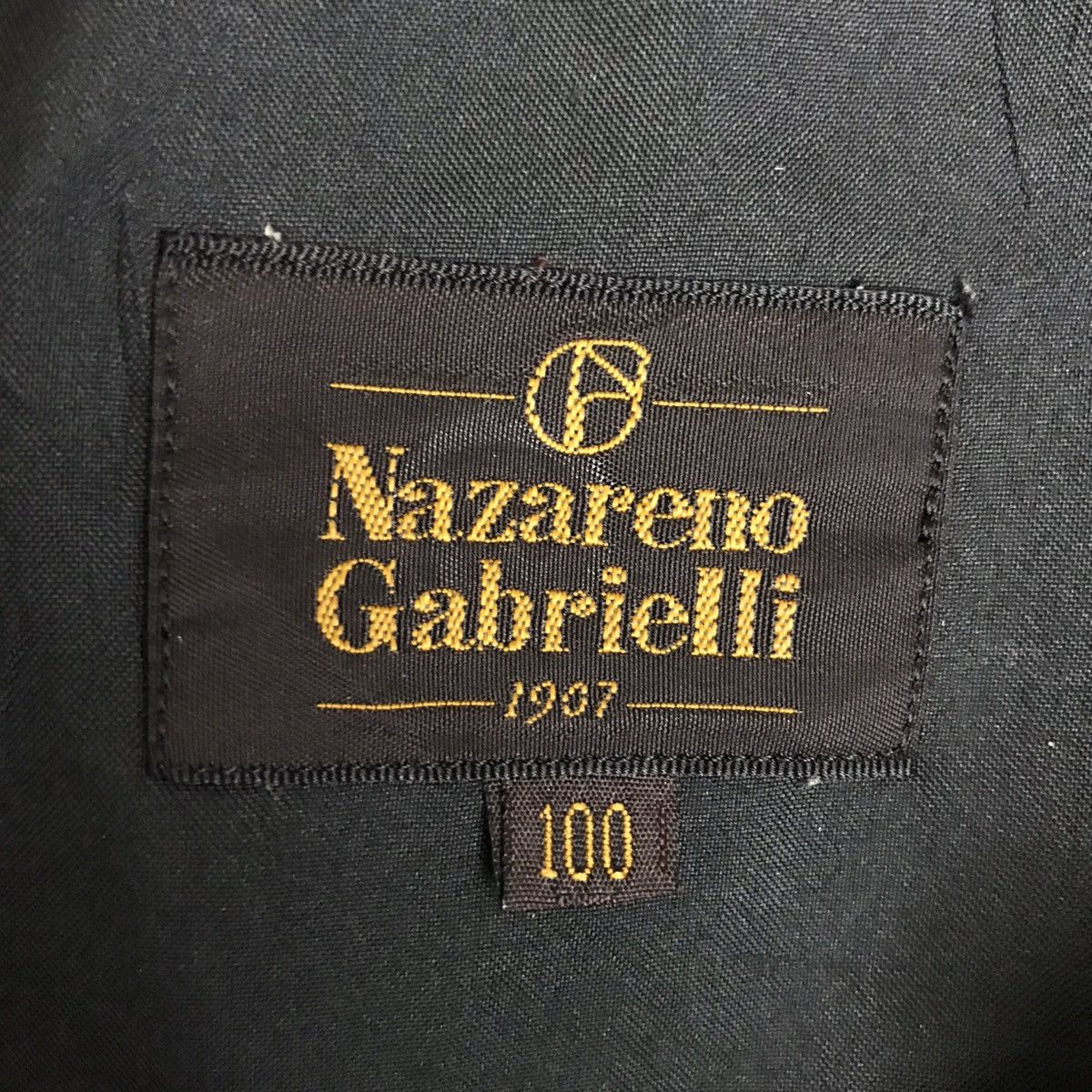 Nazareno Gabrielli Vintage NAZARENO GABRIELLI Perfume Brand Baggy Wool Pant Size US 38 / EU 54 - 4 Thumbnail