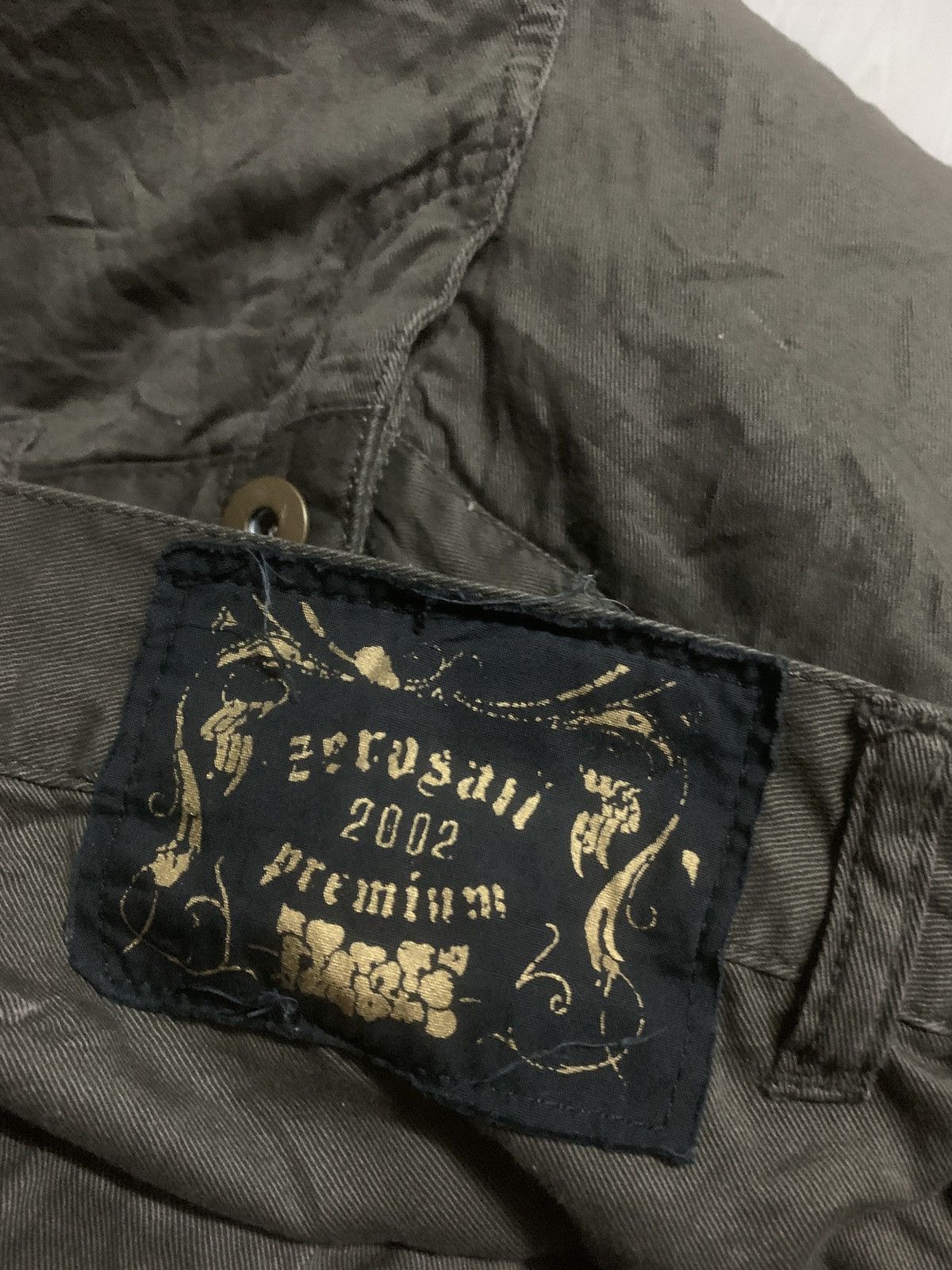 Japanese Brand Bondage zerosai 2002 Japan double waist cargo Size US 34 / EU 50 - 5 Thumbnail