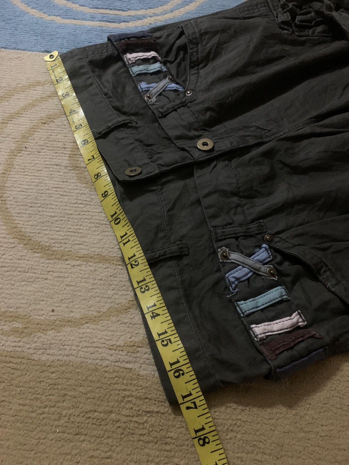 Japanese Brand Bondage zerosai 2002 Japan double waist cargo Size US 34 / EU 50 - 6 Thumbnail