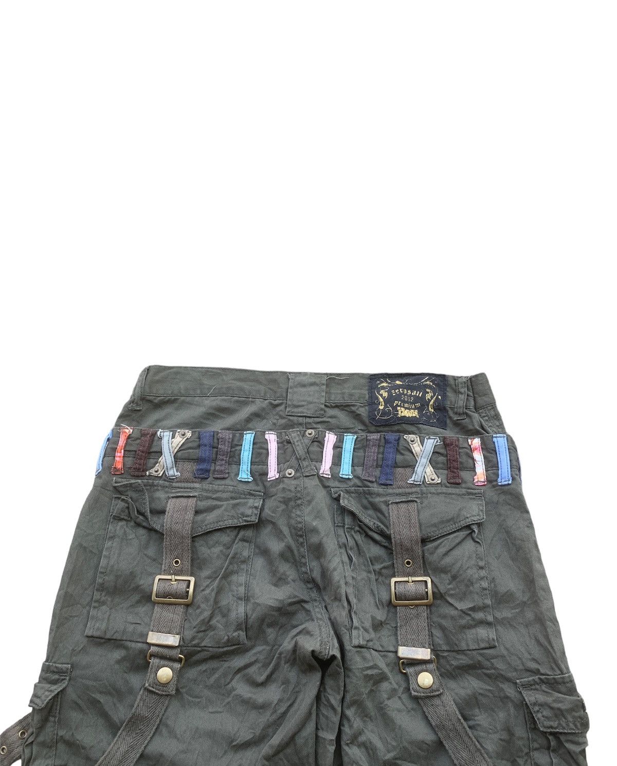 Japanese Brand Bondage zerosai 2002 Japan double waist cargo Size US 34 / EU 50 - 3 Thumbnail