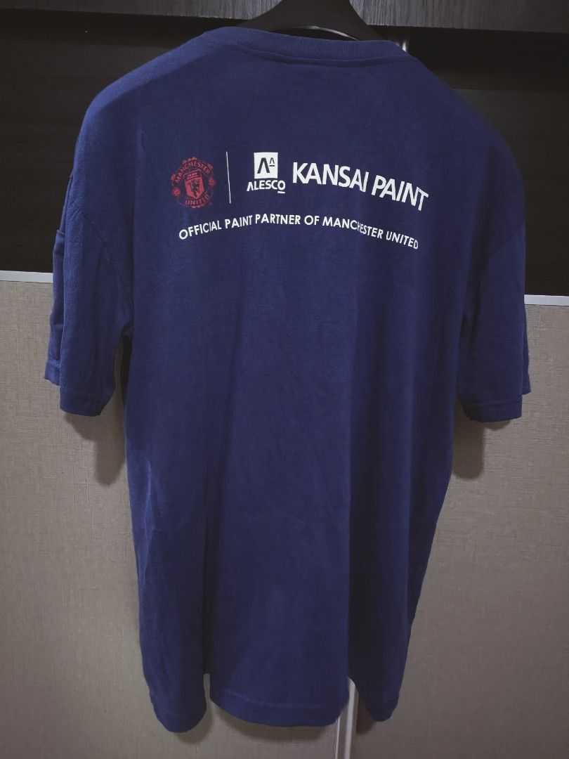Japanese Brand × Vintage Vintage 90s Manchester united x kansai paints shirt Size US M / EU 48-50 / 2 - 4 Thumbnail