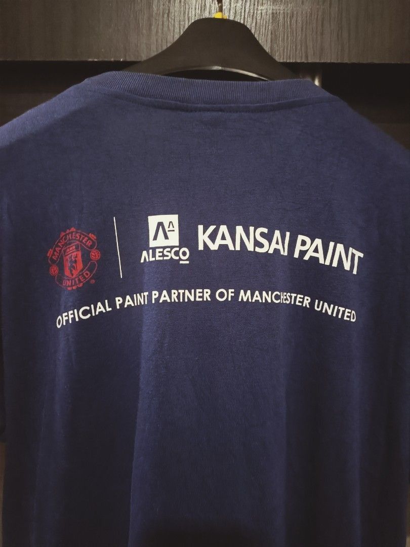 Japanese Brand × Vintage Vintage 90s Manchester united x kansai paints shirt Size US M / EU 48-50 / 2 - 5 Thumbnail
