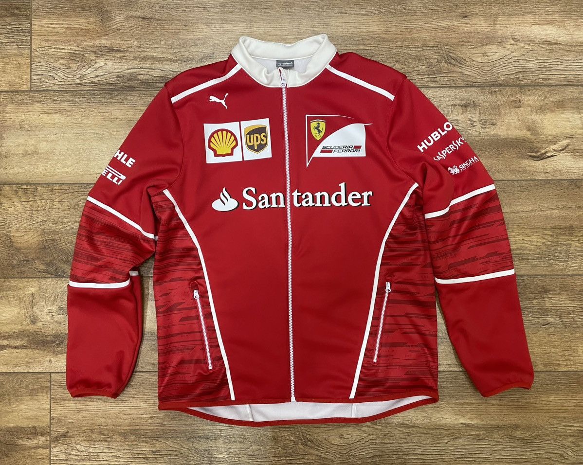 Ferrari × Puma Puma Ferrari Full Zip Jacket F1 Size US L / EU 52-54 / 3 - 1 Thumbnail
