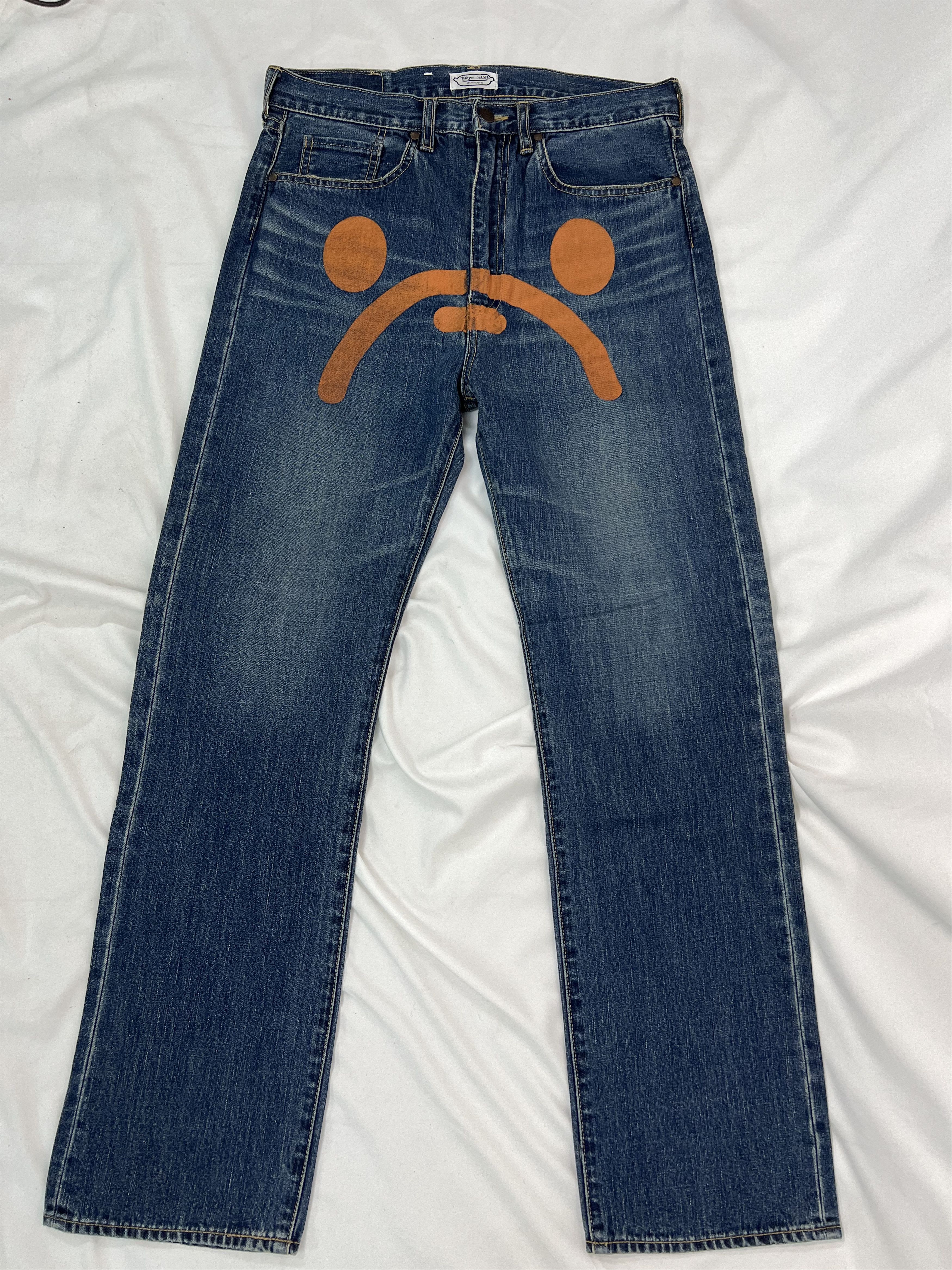 Vintage Baby Milo Sad Face Jeans