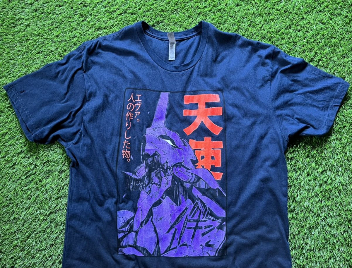 Anime × Cartoon Network Vintage Distressed Neon Genesis Evangelion Anime Tshirt Size US XL / EU 56 / 4 - 2 Thumbnail