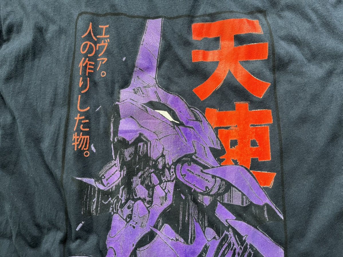 Anime × Cartoon Network Vintage Distressed Neon Genesis Evangelion Anime Tshirt Size US XL / EU 56 / 4 - 4 Thumbnail