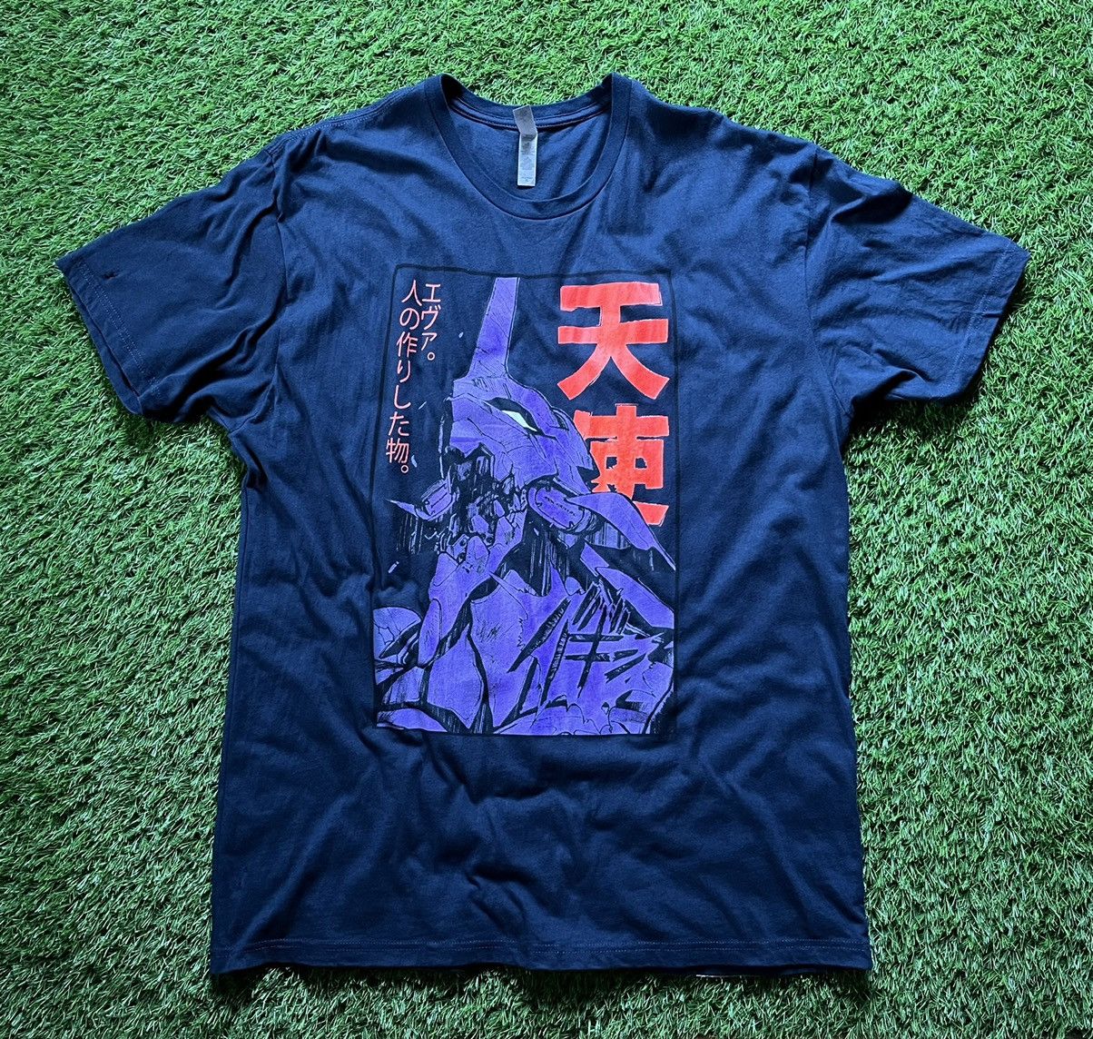 Anime × Cartoon Network Vintage Distressed Neon Genesis Evangelion Anime Tshirt Size US XL / EU 56 / 4 - 1 Thumbnail