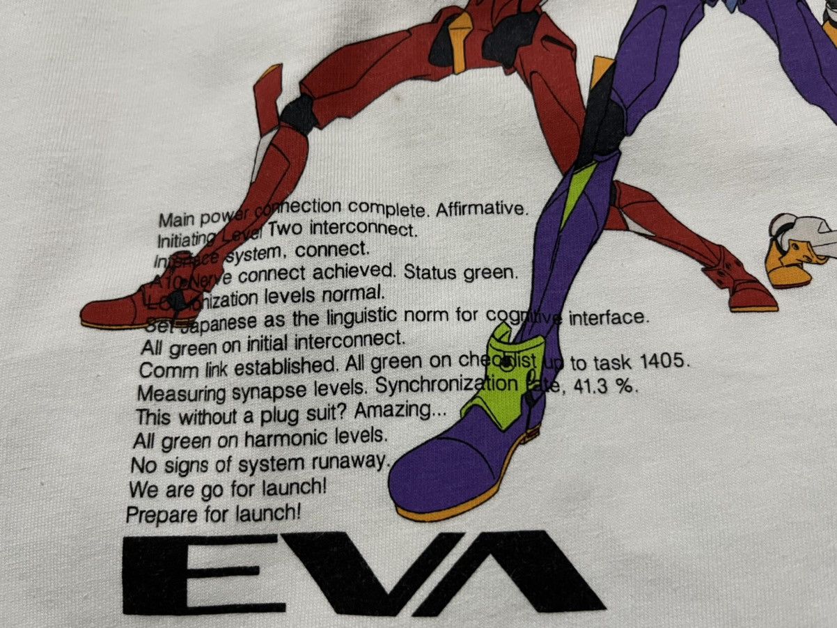 Anime × Japanese Brand × Uniqlo Ut Eva Tshirt Neon Genesis Evangelion Japan Anime Size US XL / EU 56 / 4 - 3 Thumbnail