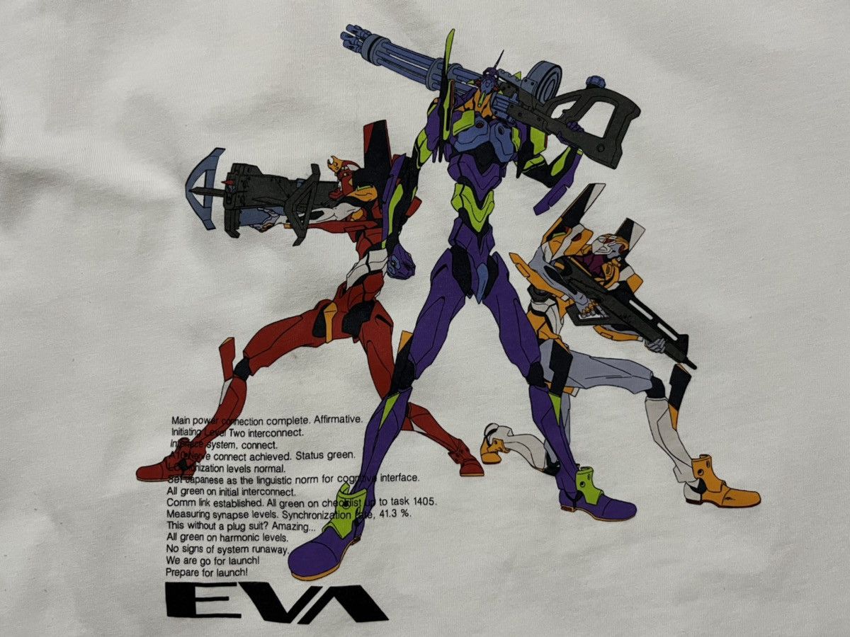 Anime × Japanese Brand × Uniqlo Ut Eva Tshirt Neon Genesis Evangelion Japan Anime Size US XL / EU 56 / 4 - 2 Thumbnail
