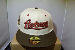 Brown Script Houston Astros Celebrating 45 Years New Era Fitted Hat 77/8