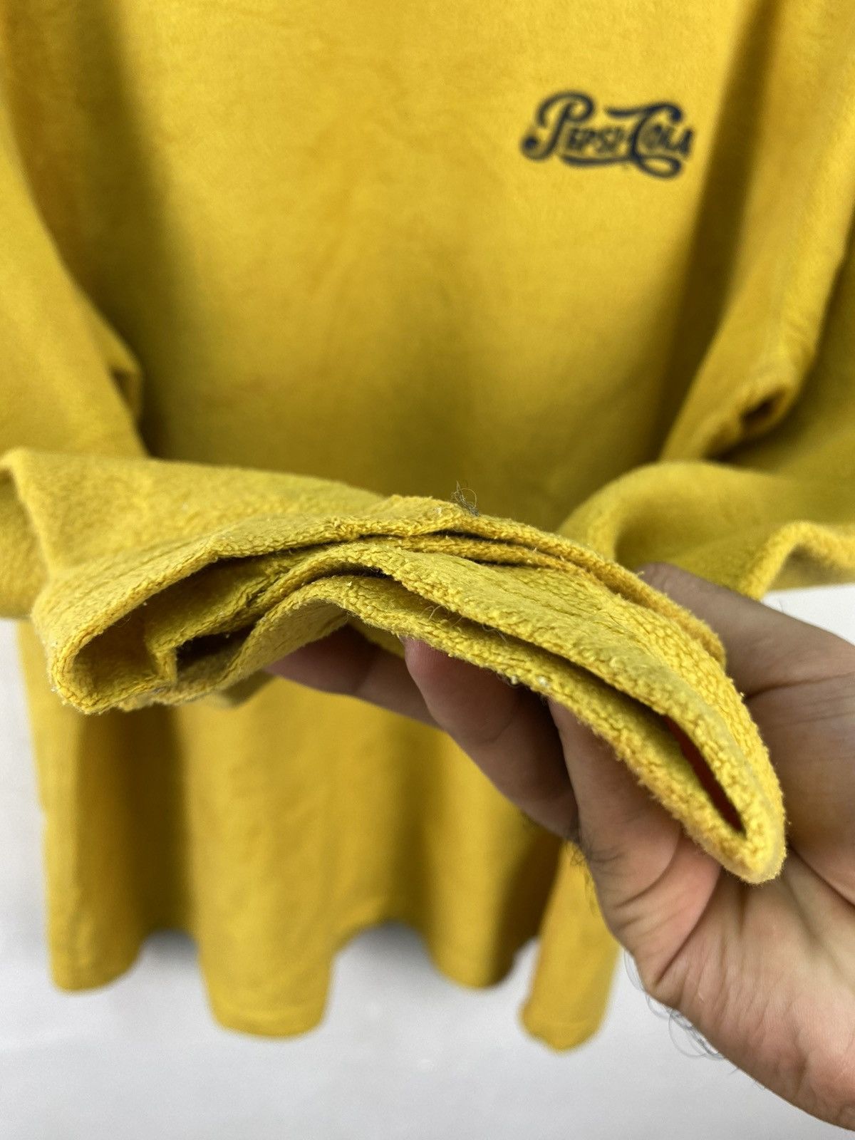 Pepsi Vintage 90s Pepsi Cola Fleece Pullover Sweatshirt Sweater Size US L / EU 52-54 / 3 - 8 Thumbnail