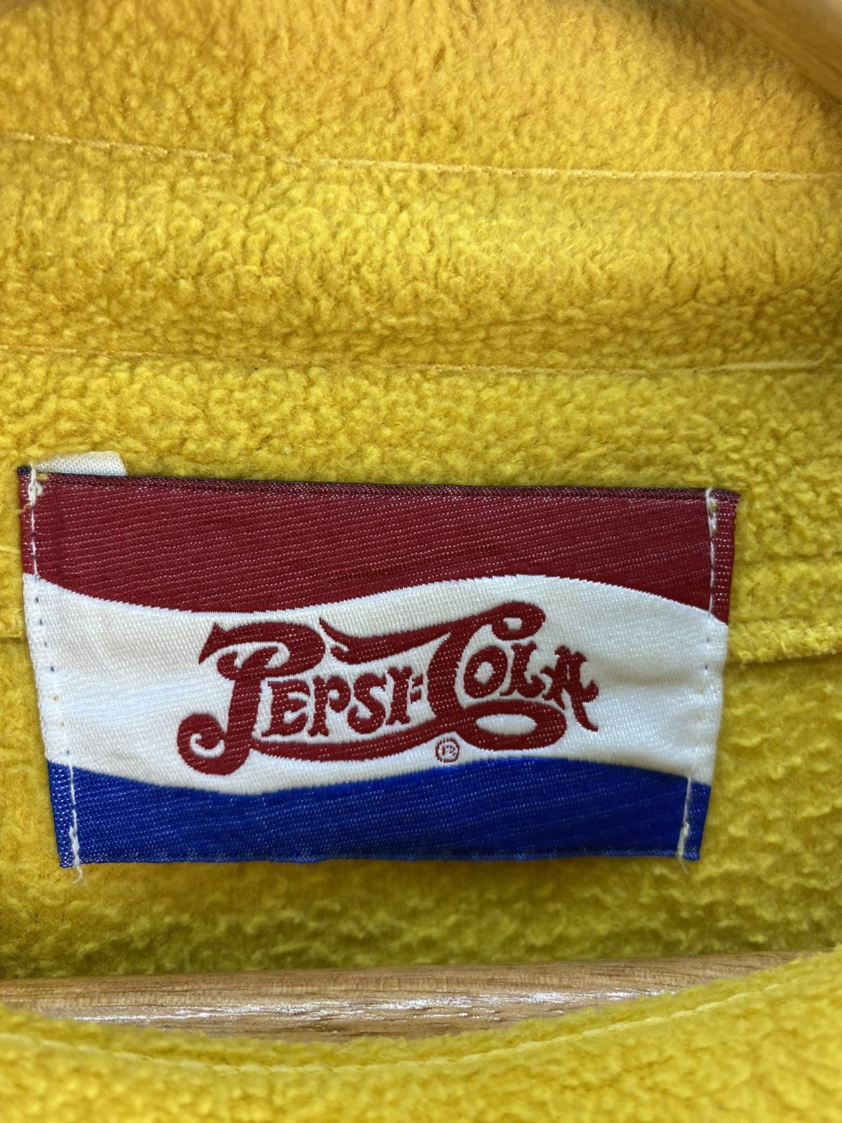 Pepsi Vintage 90s Pepsi Cola Fleece Pullover Sweatshirt Sweater Size US L / EU 52-54 / 3 - 4 Thumbnail