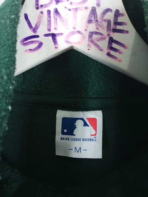 Japanese Brand × MLB × Vintage Rare MLB Oakland Athletics Half Zipper Fleece Sweatshirt Size US M / EU 48-50 / 2 - 5 Thumbnail