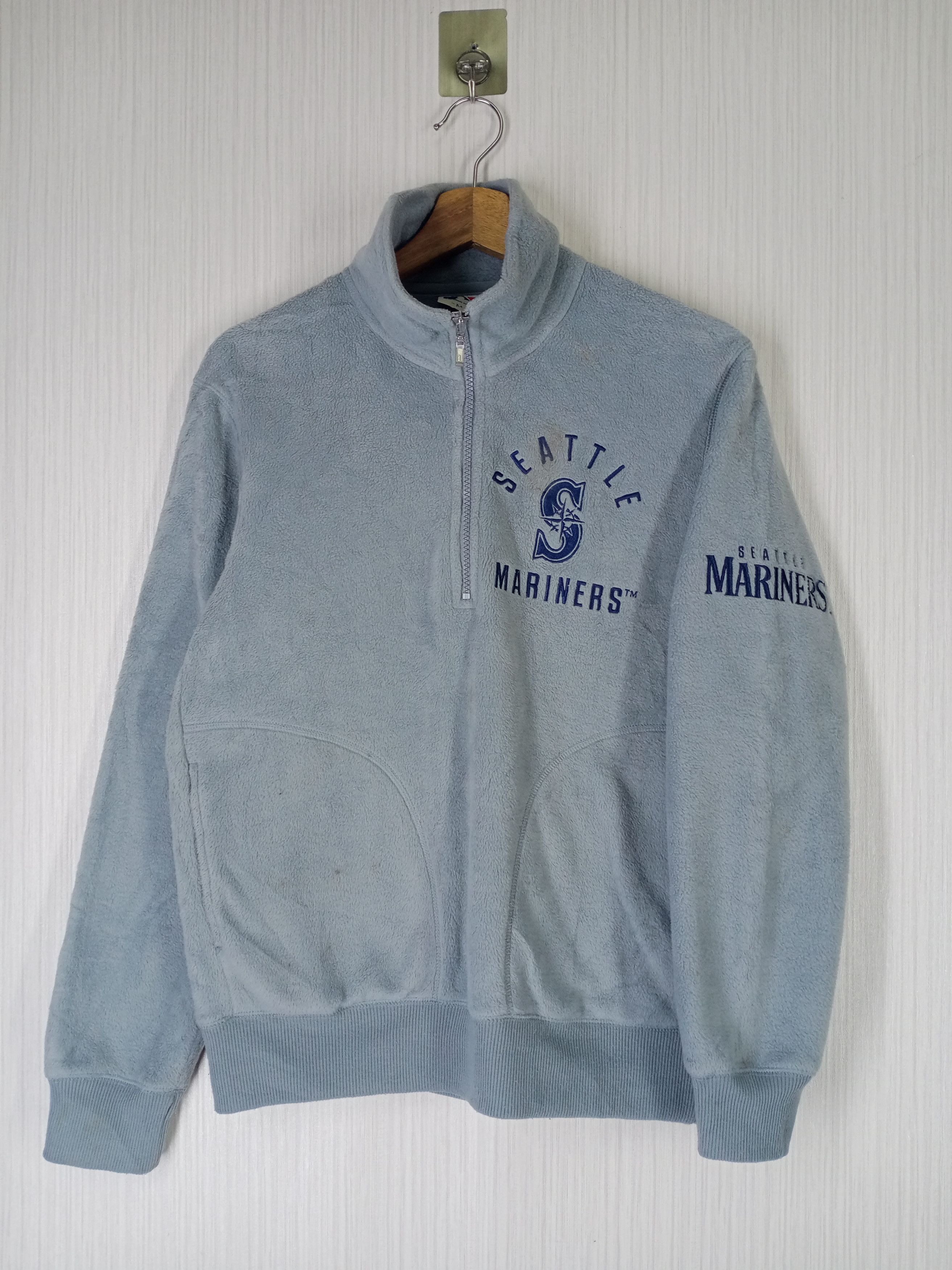 MLB Vintage Seattle Mariners MLB Half Zip Fleece Size US M / EU 48-50 / 2 - 1 Thumbnail