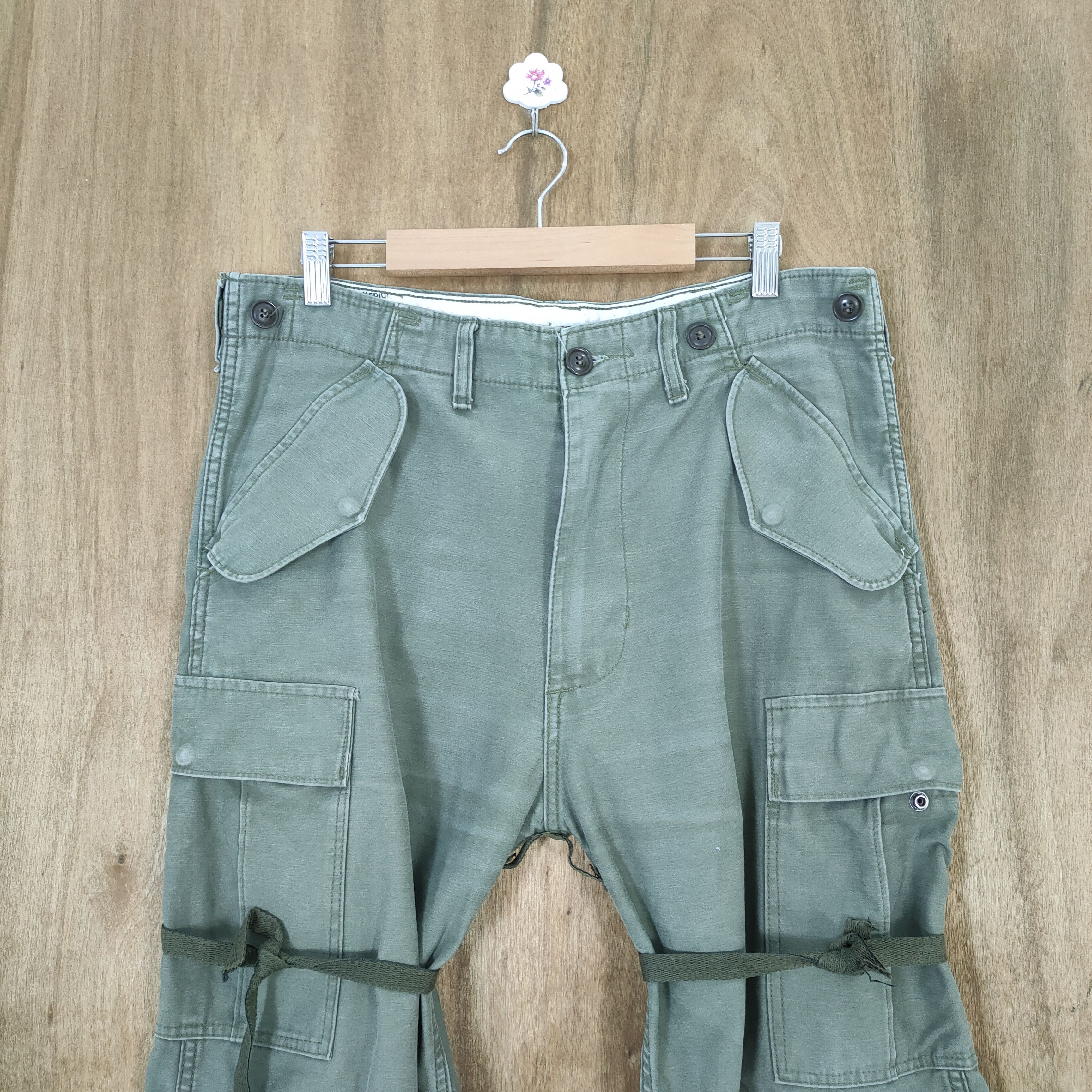 Japanese Brand BONDAGE BAGGY CARGO PANTS Size US 34 / EU 50 - 3 Thumbnail