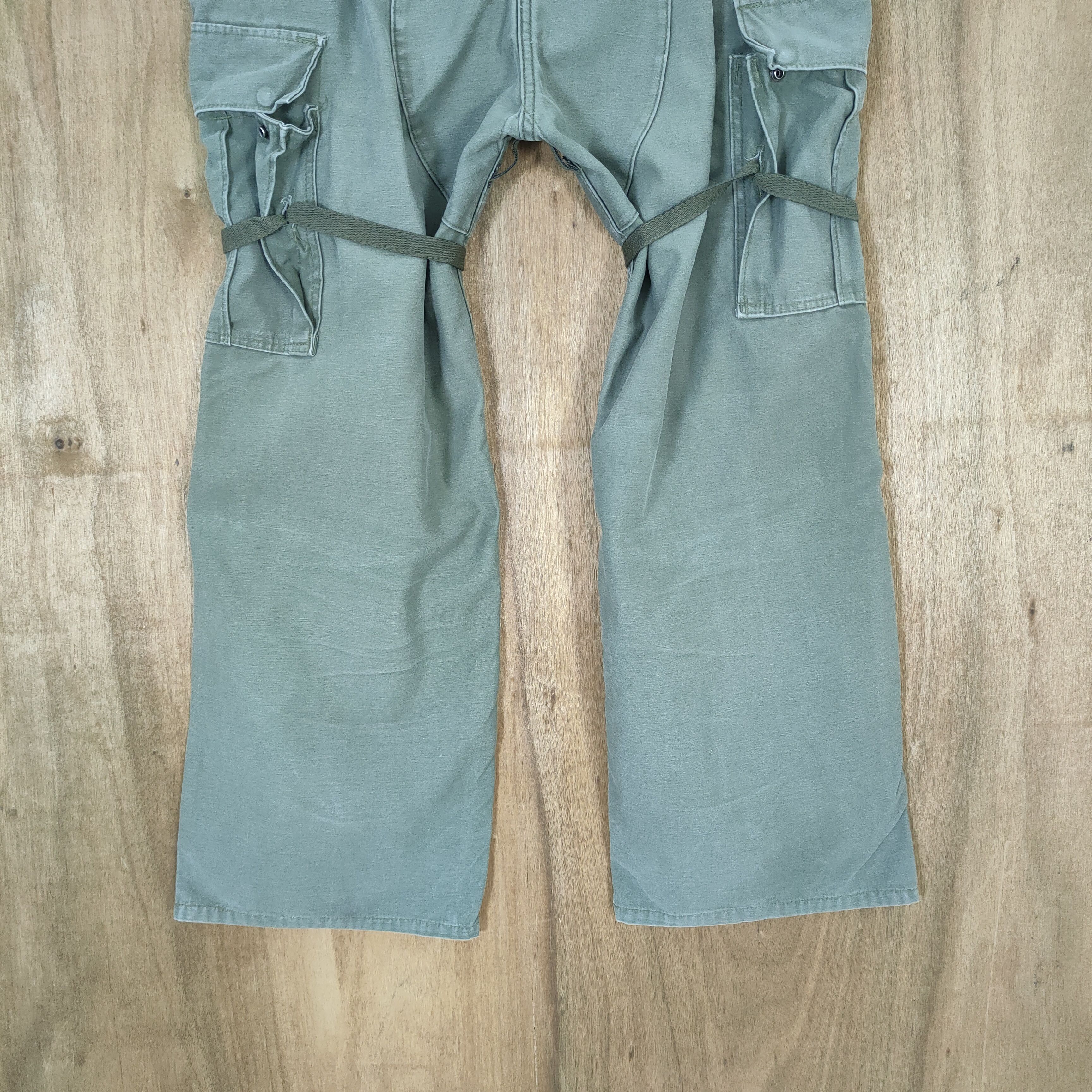 Japanese Brand BONDAGE BAGGY CARGO PANTS Size US 34 / EU 50 - 9 Thumbnail