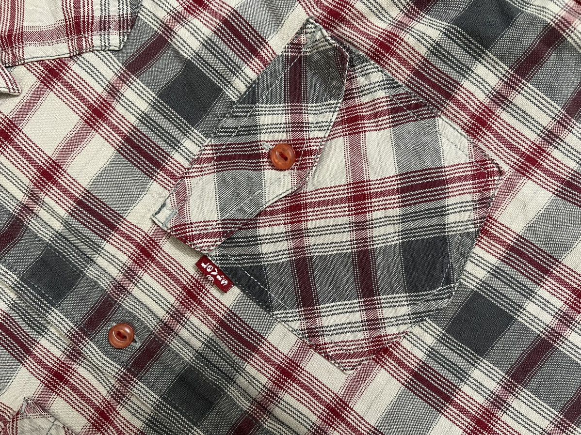 Levi's × Levi's Vintage Clothing RARE LEVIS PLAID CUFFED SHORT SLEEVES WESTERN SHIRT Size US M / EU 48-50 / 2 - 10 Thumbnail