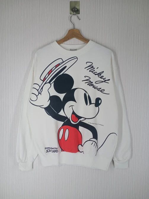 Disney Vintage 80's Mickey Mouse Walt Disney Company Sweatshirt Size US M / EU 48-50 / 2 - 1 Thumbnail