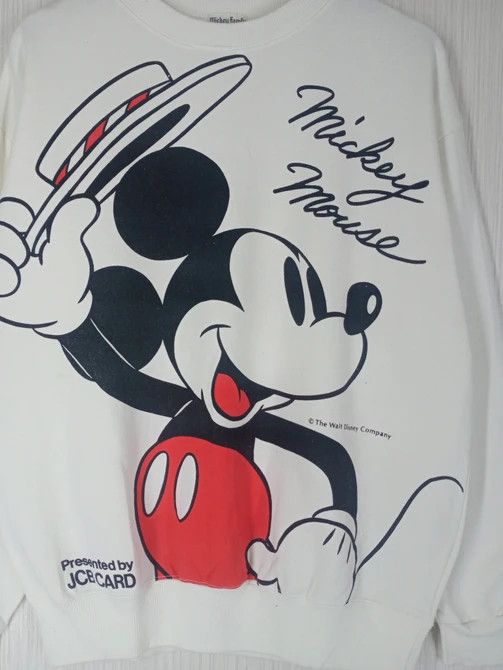 Disney Vintage 80's Mickey Mouse Walt Disney Company Sweatshirt Size US M / EU 48-50 / 2 - 2 Thumbnail