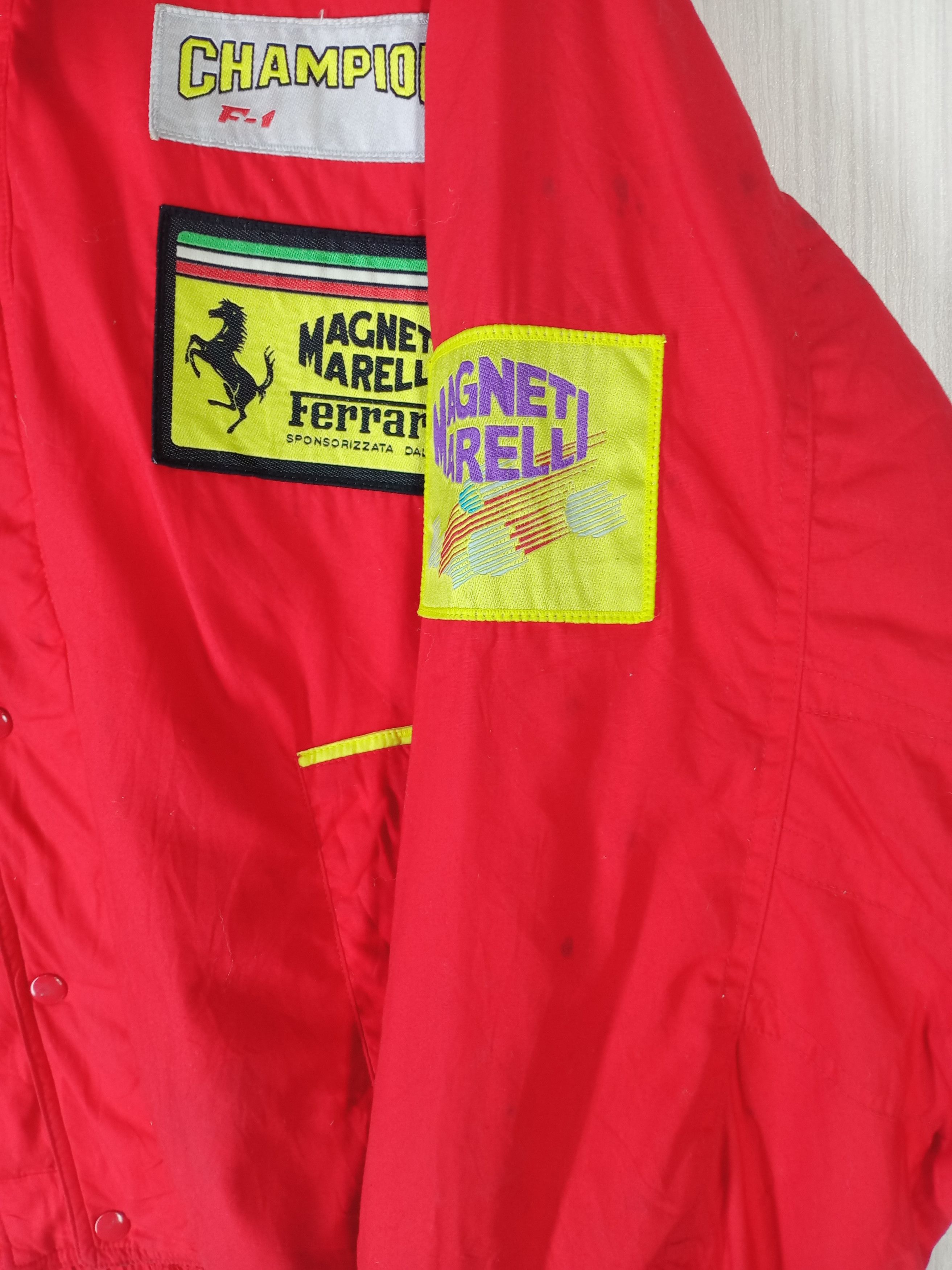 Ferrari Rare Vintage Magneti Ferrari Racing Bomber Jacket Size US M / EU 48-50 / 2 - 11 Thumbnail
