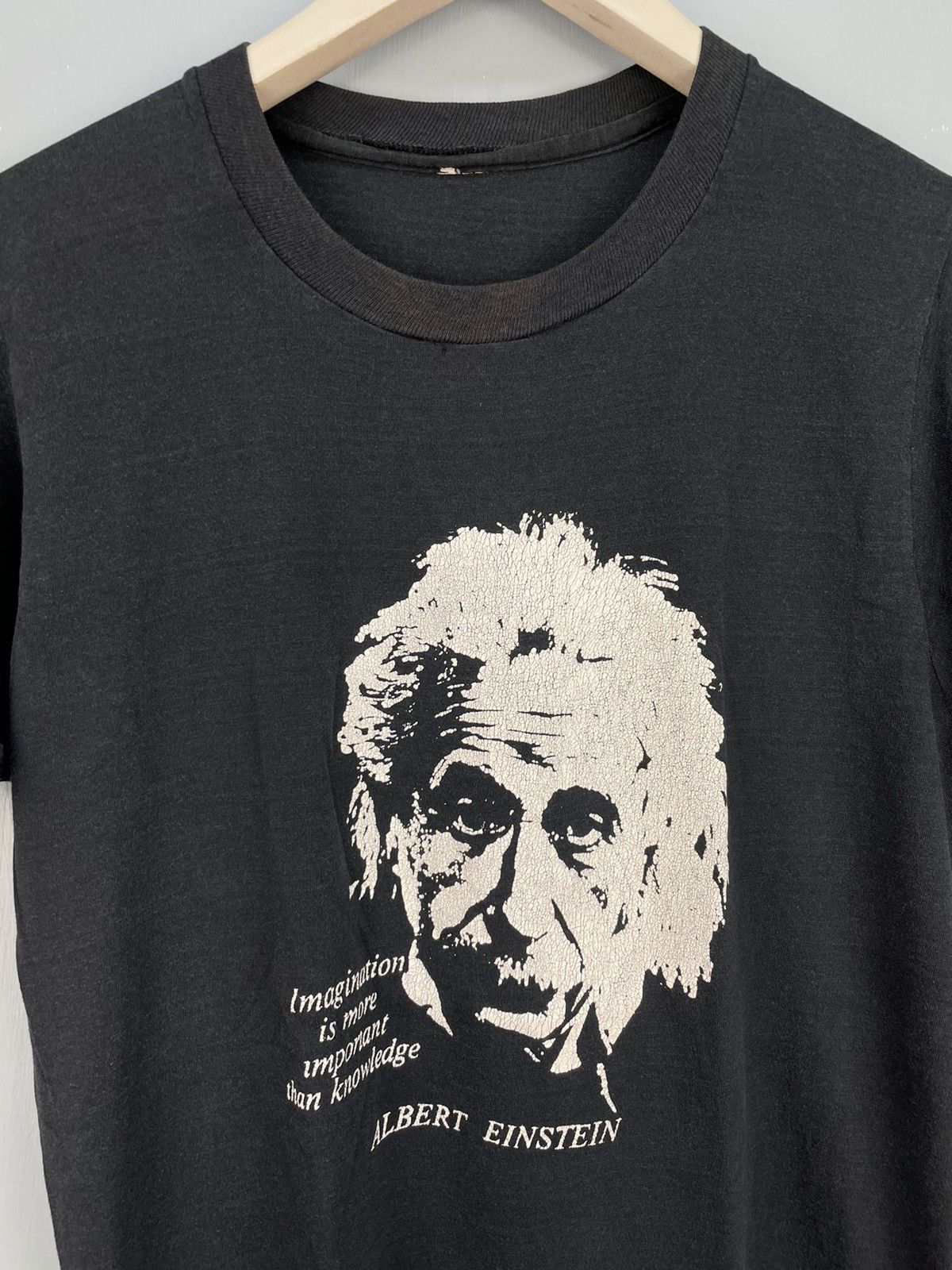 Vintage Vintage 80s Albert Einstein wording t shirt Size US S / EU 44-46 / 1 - 3 Thumbnail