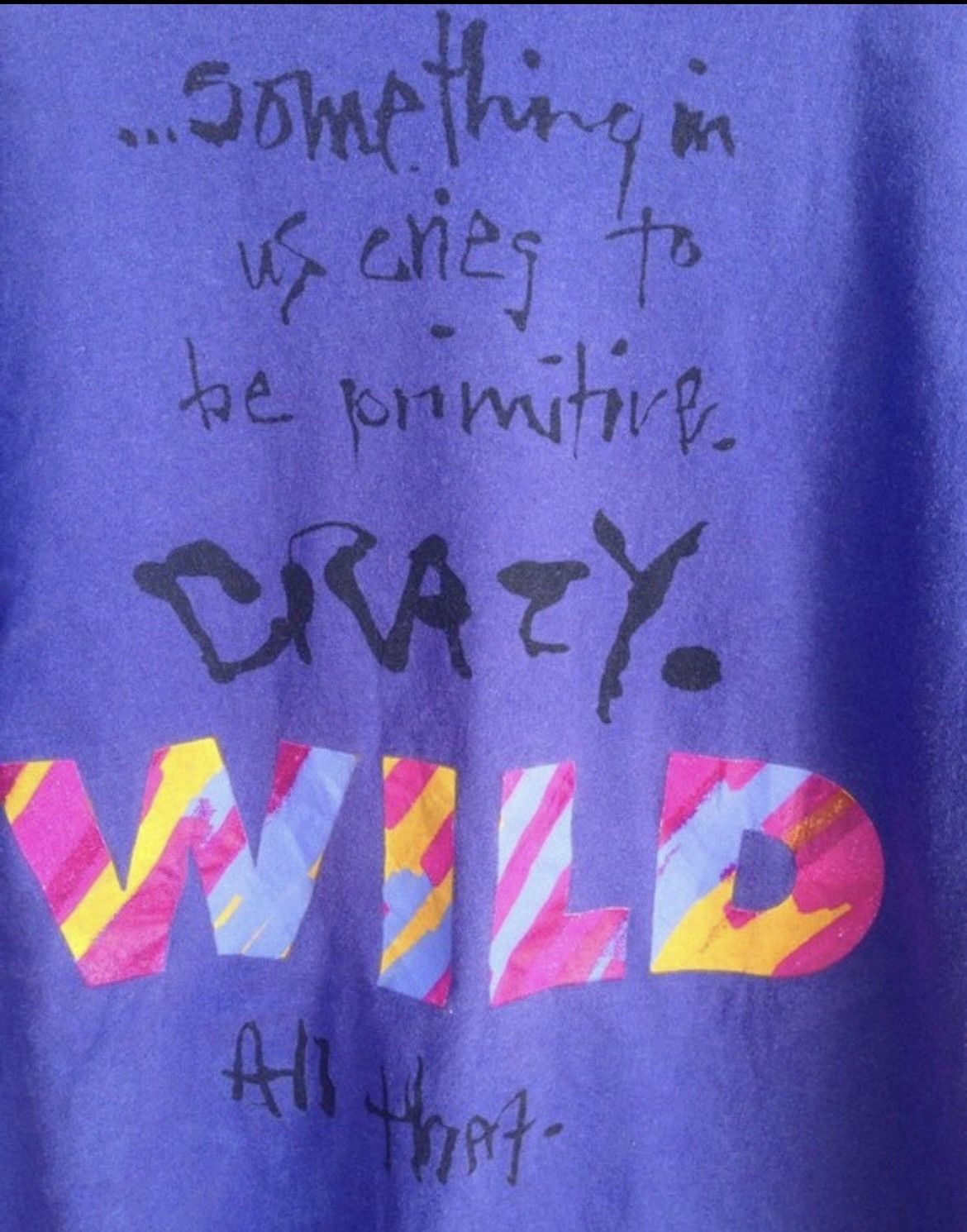 Nike Vintage 90s Nike wild t shirt Size US XL / EU 56 / 4 - 4 Thumbnail