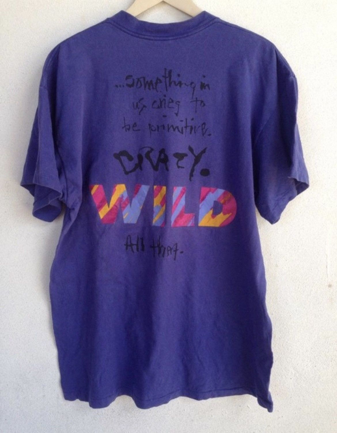 Nike Vintage 90s Nike wild t shirt Size US XL / EU 56 / 4 - 2 Thumbnail