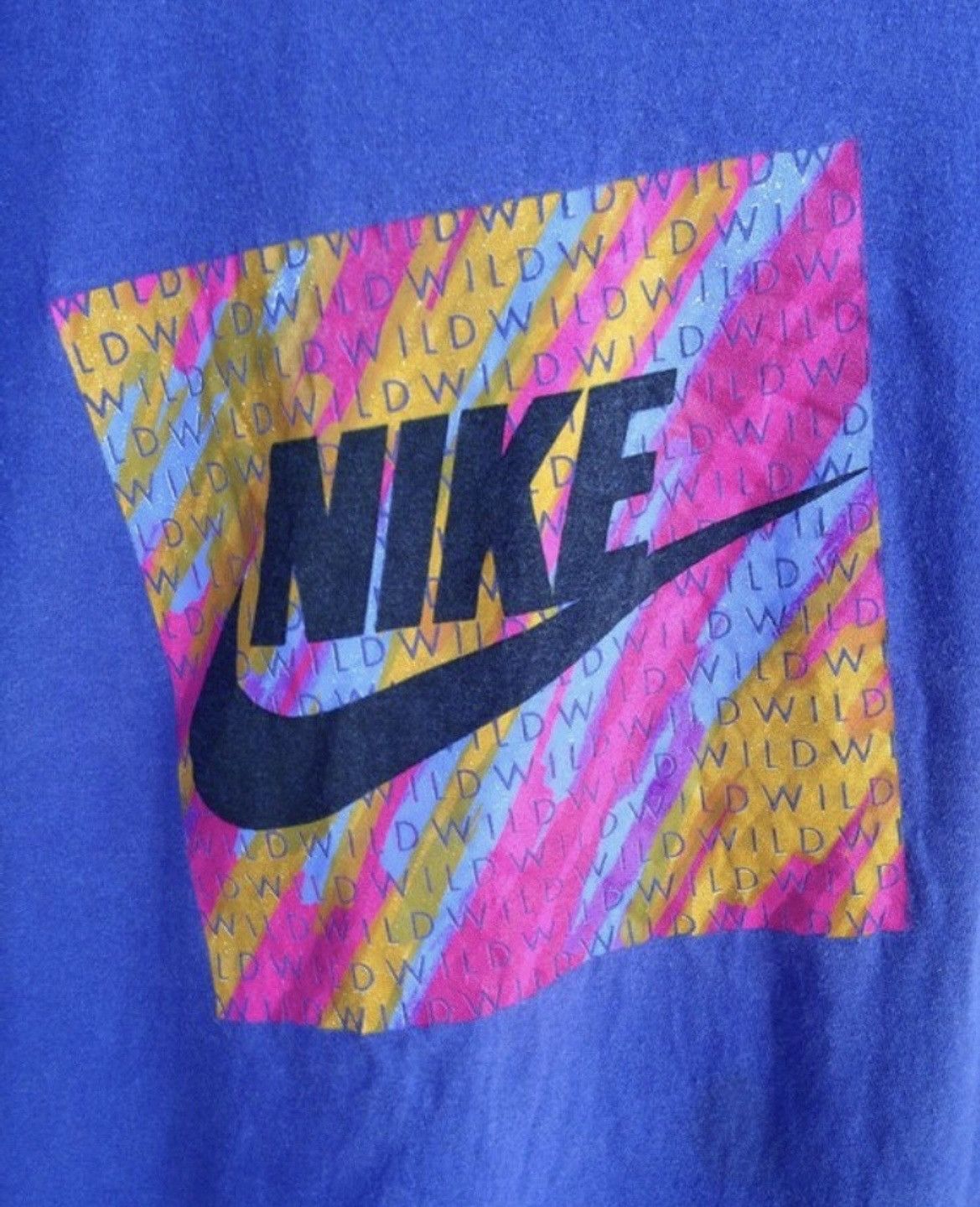 Nike Vintage 90s Nike wild t shirt Size US XL / EU 56 / 4 - 3 Thumbnail
