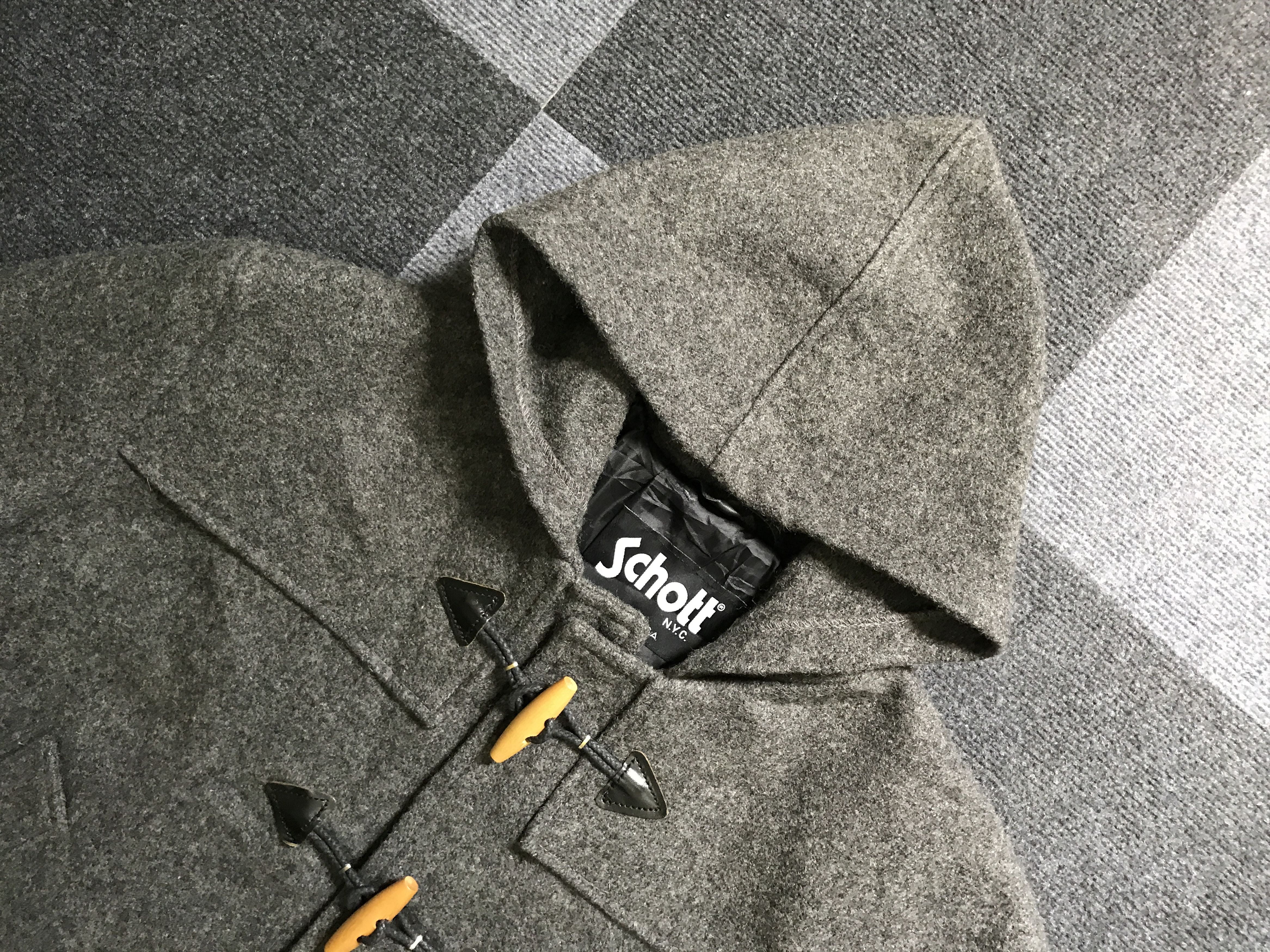Schott J12 Vintage Schott Military Wool Duffle Coat Size US L / EU 52-54 / 3 - 2 Thumbnail