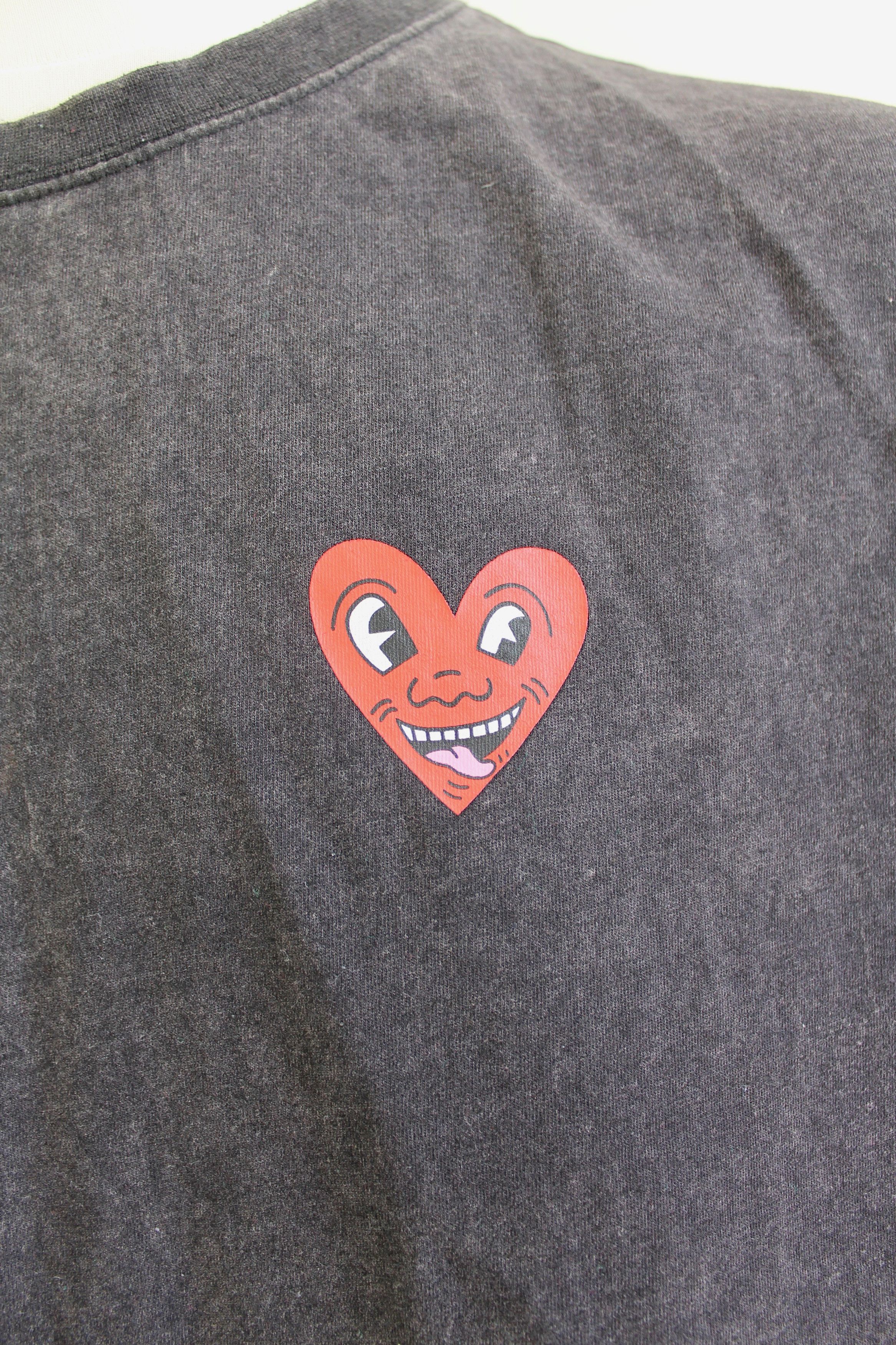 Keith Haring Keith Haring Heart Oversized t shirt Gray Size L / US 10 / IT 46 - 3 Thumbnail