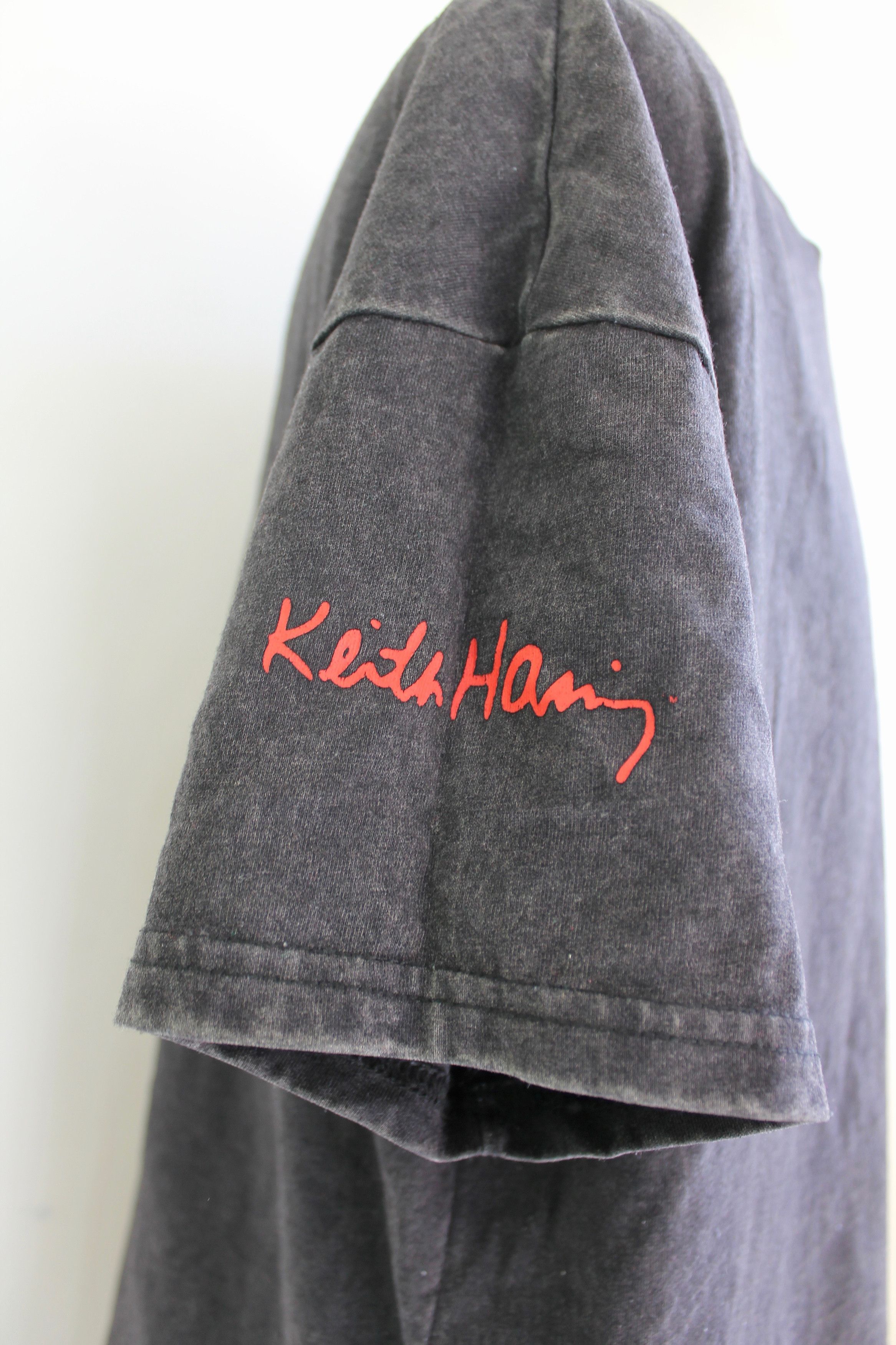 Keith Haring Keith Haring Heart Oversized t shirt Gray Size L / US 10 / IT 46 - 4 Thumbnail